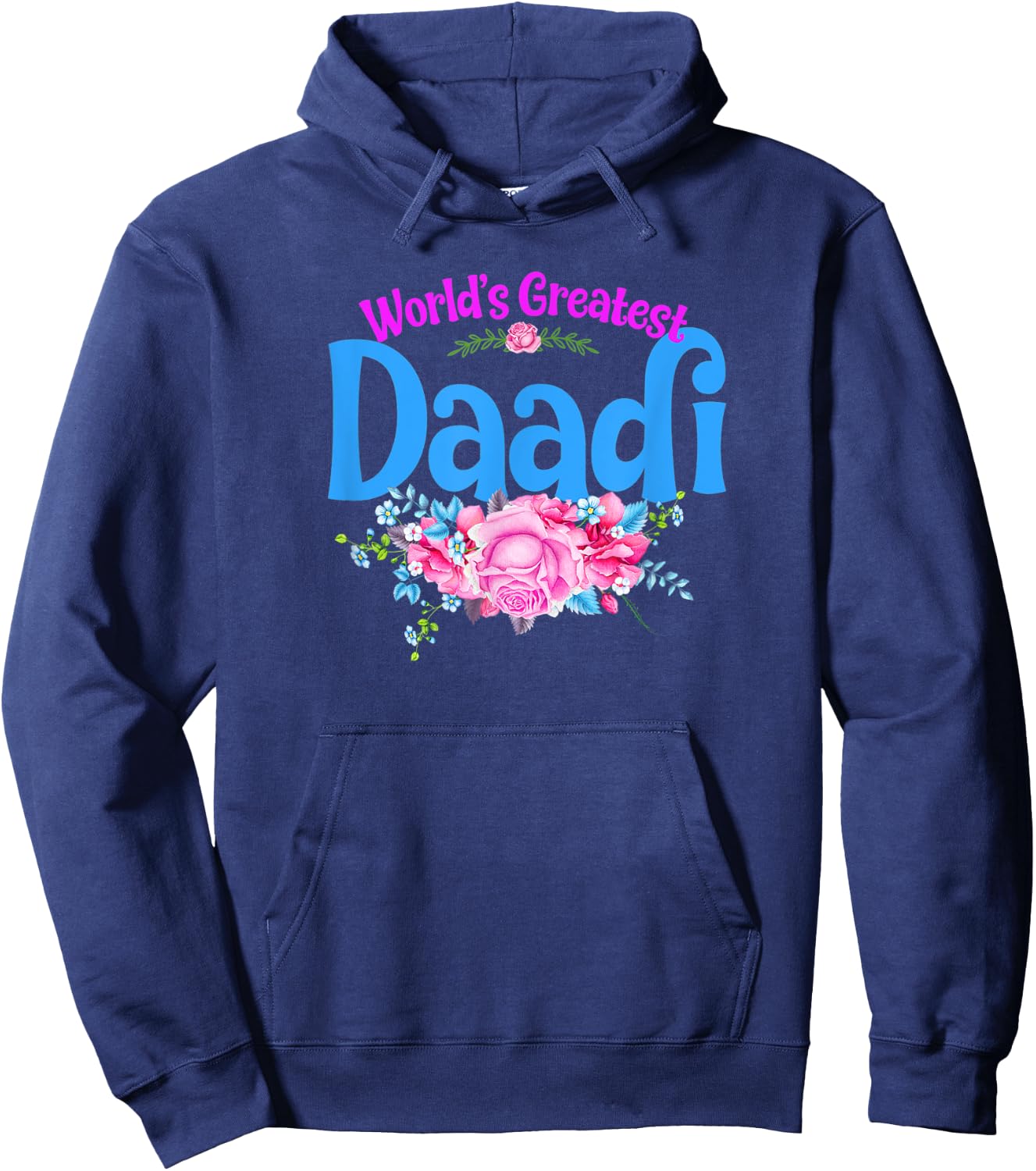 World's Greatest Daadi - Indian Grandma Hoodie - Hoodie | Navy