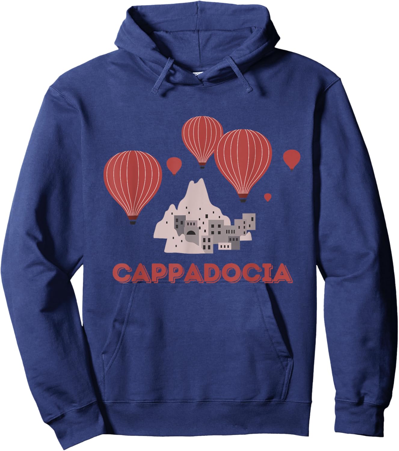 Cappadocia Travel Turkey Cappadocia Art Souvenir Hoodie - Hoodie | Navy