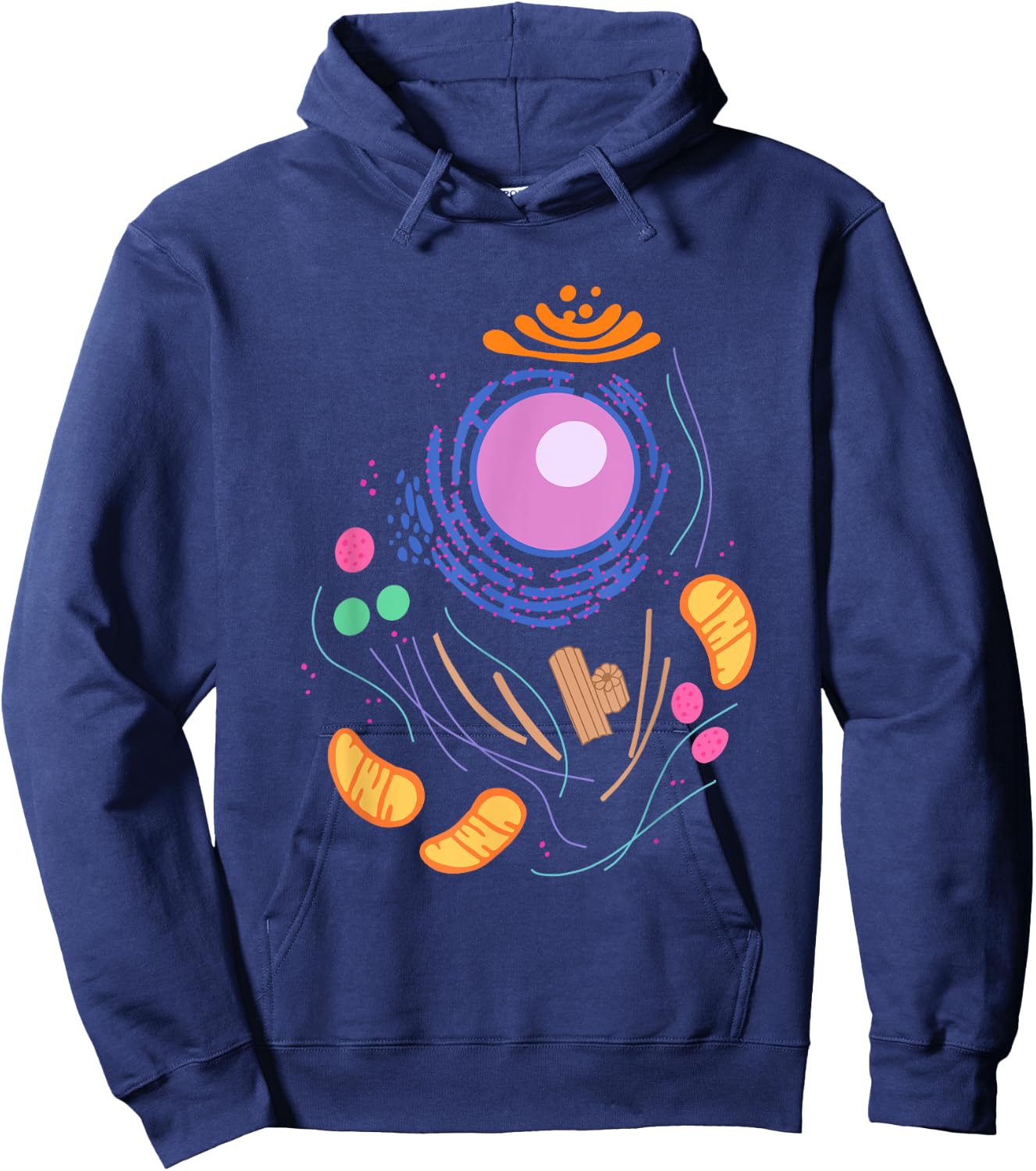 Animal Cell Simple funny quick lazy Halloween costume outfit Hoodie - Hoodie | Navy