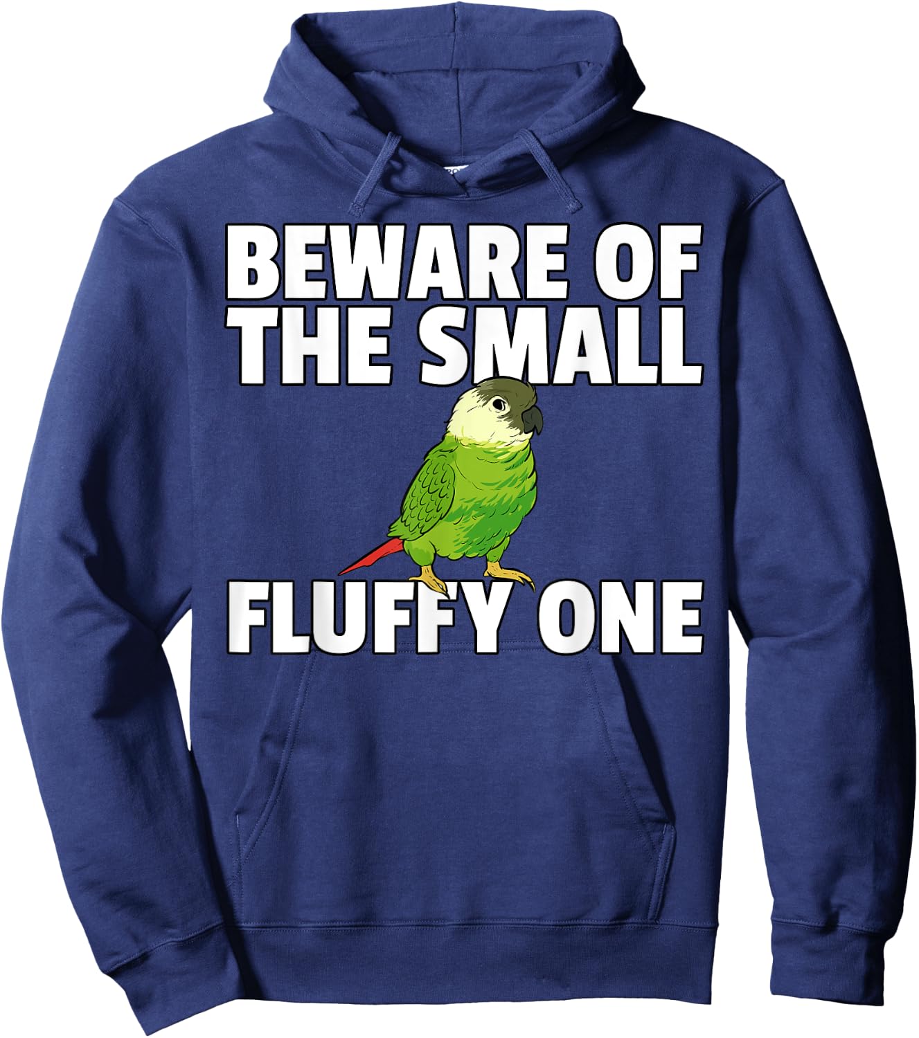 Green Cheek Conure Hoodie - Hoodie | Navy