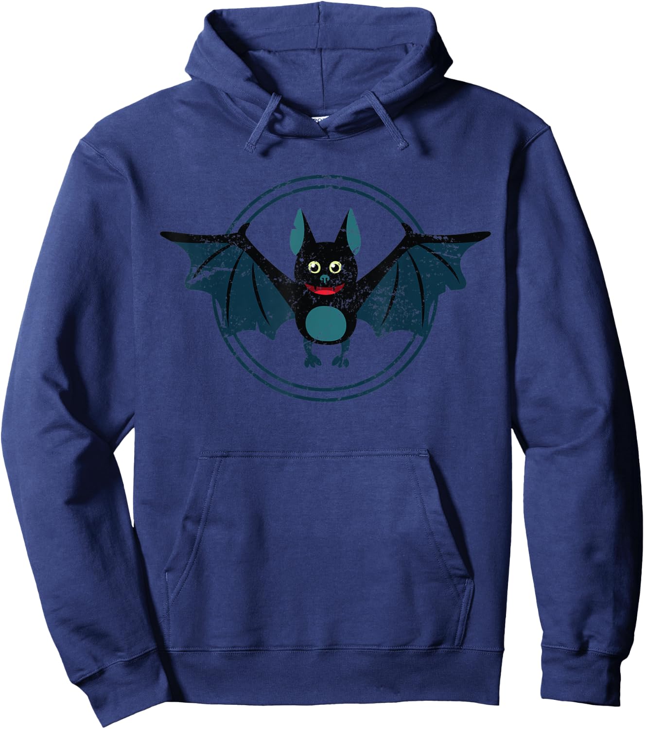 Toddlers Gift Cute Bat Costume Halloween Hoodie - Hoodie | Navy