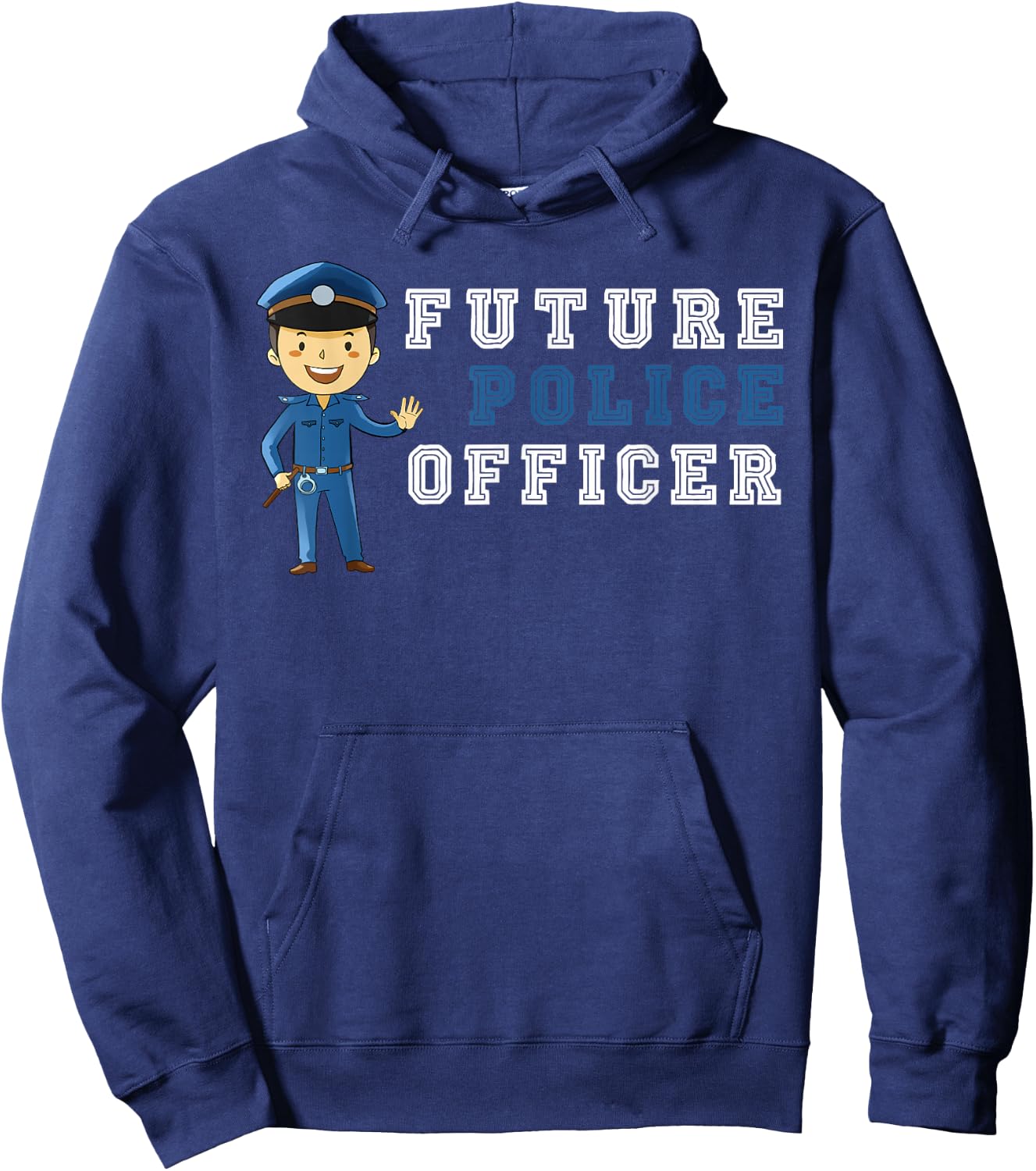 Future Police Officer Shirt Kid Child Kids Youth Gift Hoodie - Hoodie | Navy