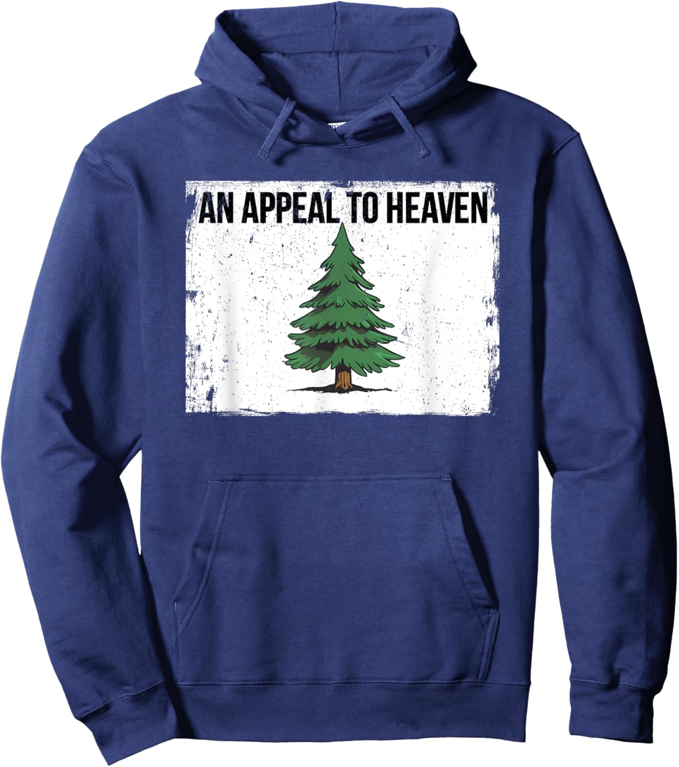 An Appeal To Heaven Flag Pine Tree Flag Hoodie - Hoodie | Navy
