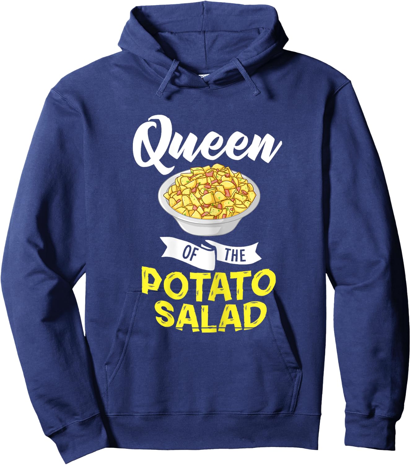 Potato Salad Gift Egg Seasoning Vegan Hoodie - Hoodie | Navy