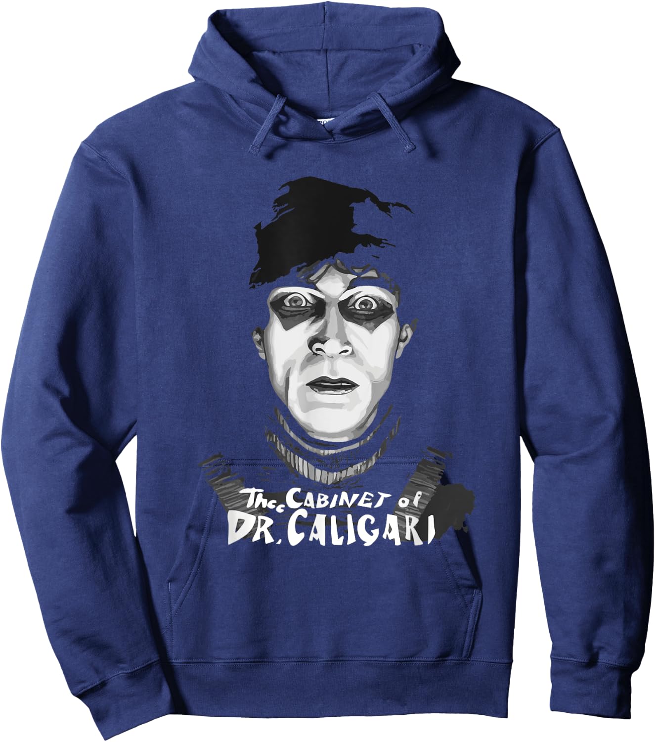 Cabinet of Dr. Caligari Retro Cinema Horror Film Halloween Hoodie - Hoodie | Navy