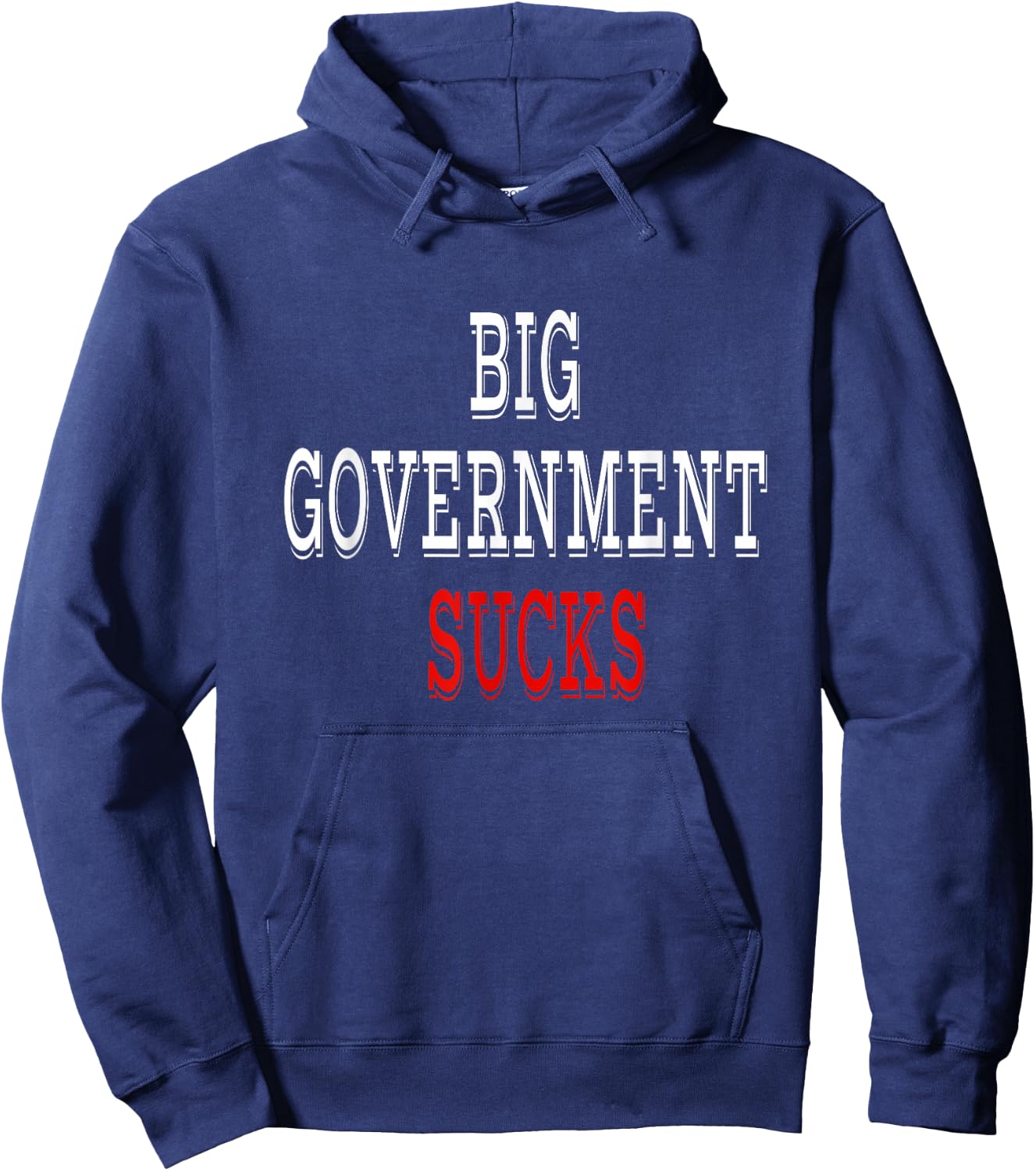 Big Government Sucks Hoodie - Hoodie | Navy