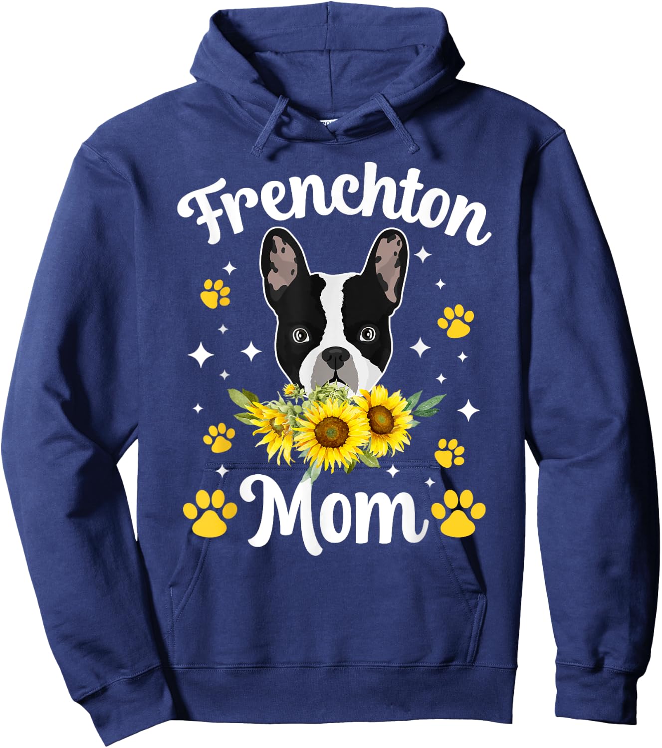 Frenchton Mom Cute Frenchton Owner Frenchton Dog Hoodie - Hoodie | Navy