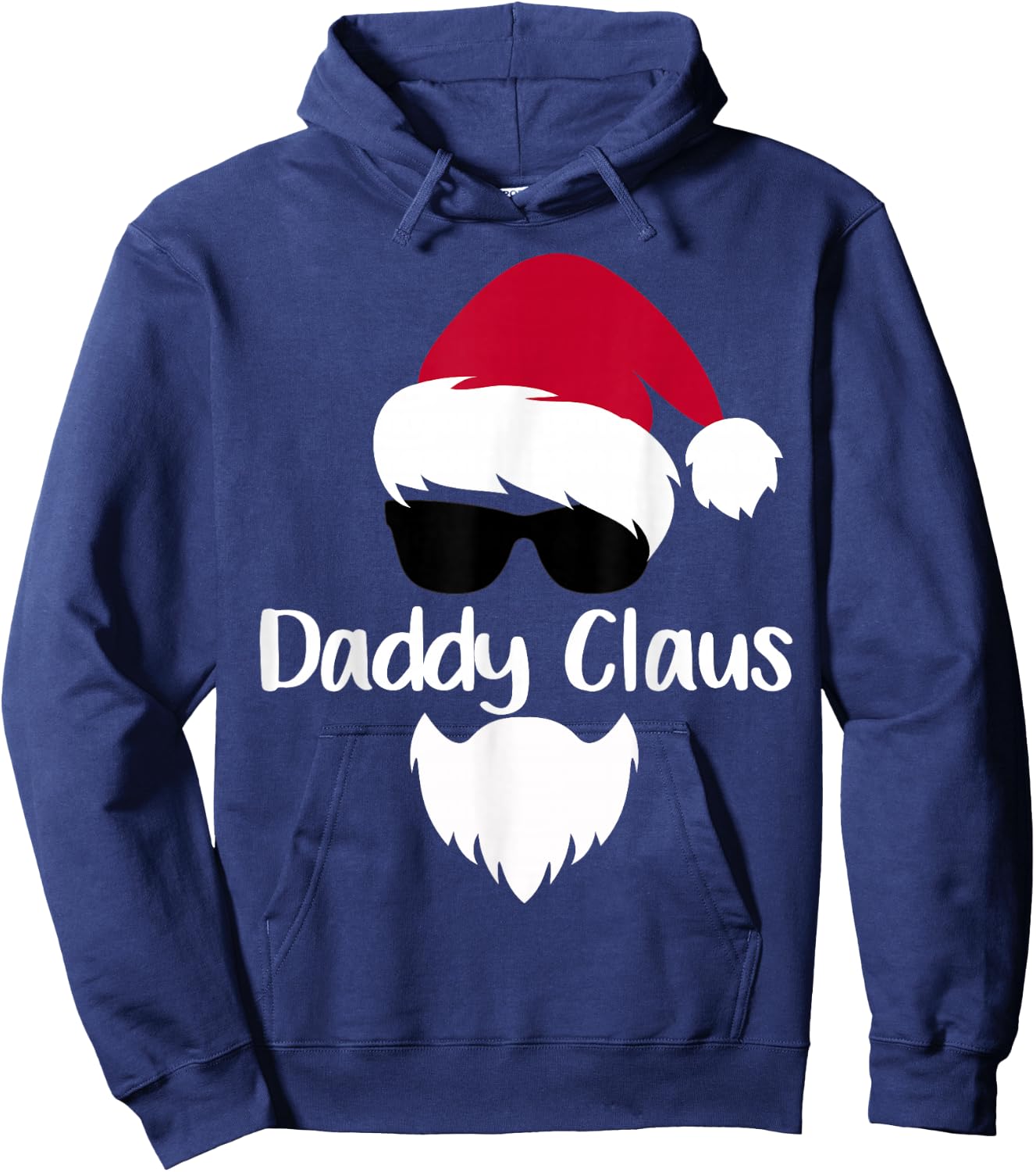 Daddy Claus Christmas Santa Costume Gift Family Xmas Hoodie - Hoodie | Navy