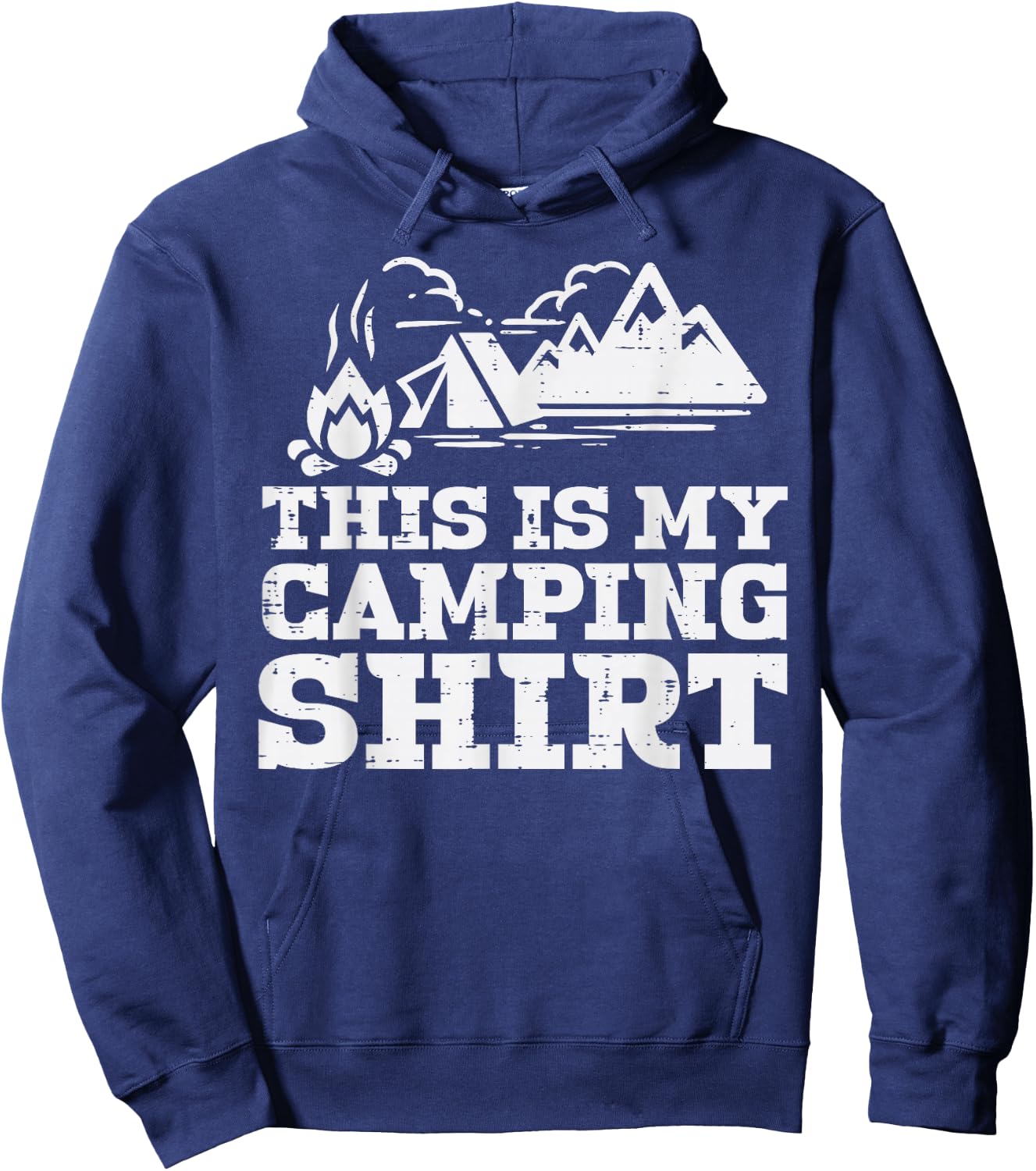 This Is My Camping Shirt Funny Camp Camper Men Women Kids Hoodie - Hoodie | Navy