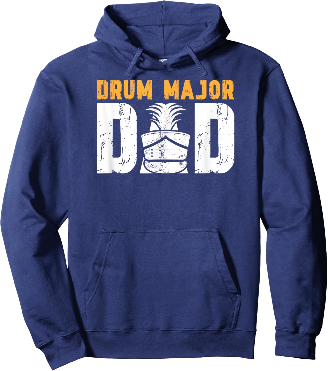 Drum Major Dad Proud Dad Of A Drum Major Father Hoodie - Hoodie | Navy