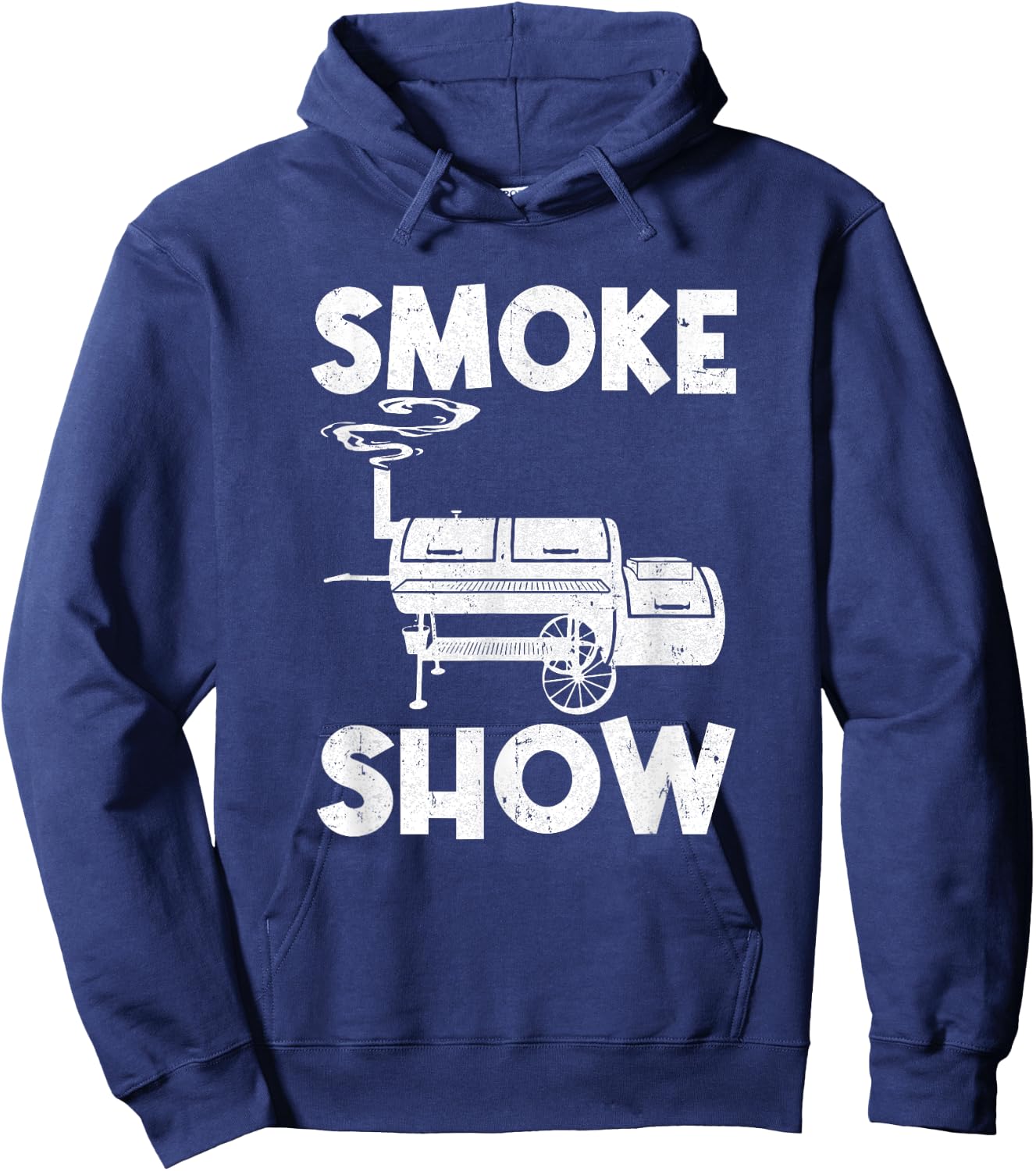 Smoke Show Funny Bbq Smoker Grilling Meat Smoking Grill Hoodie - Hoodie | Navy