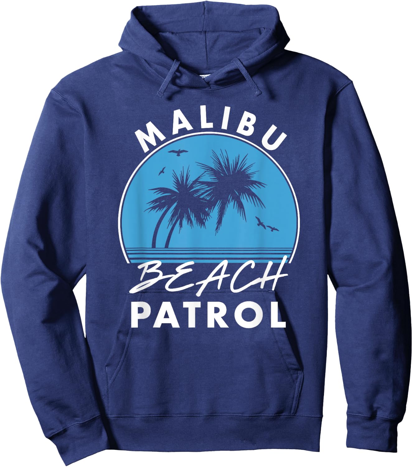 Malibu Beach Patrol Men Women Kids Hoodie - Hoodie | Navy