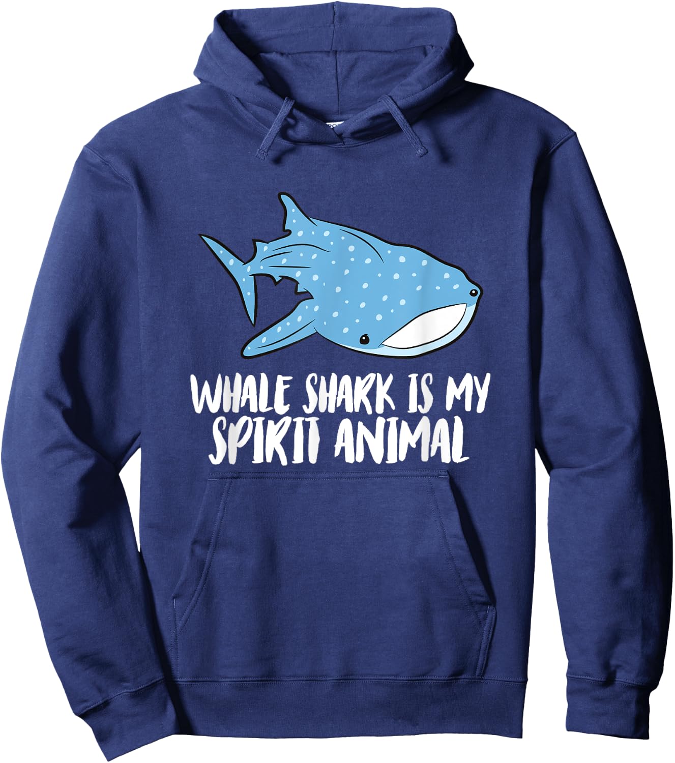 Whale Shark Is My Spirit Animal Cute Whale Shark Hoodie - Hoodie | Navy