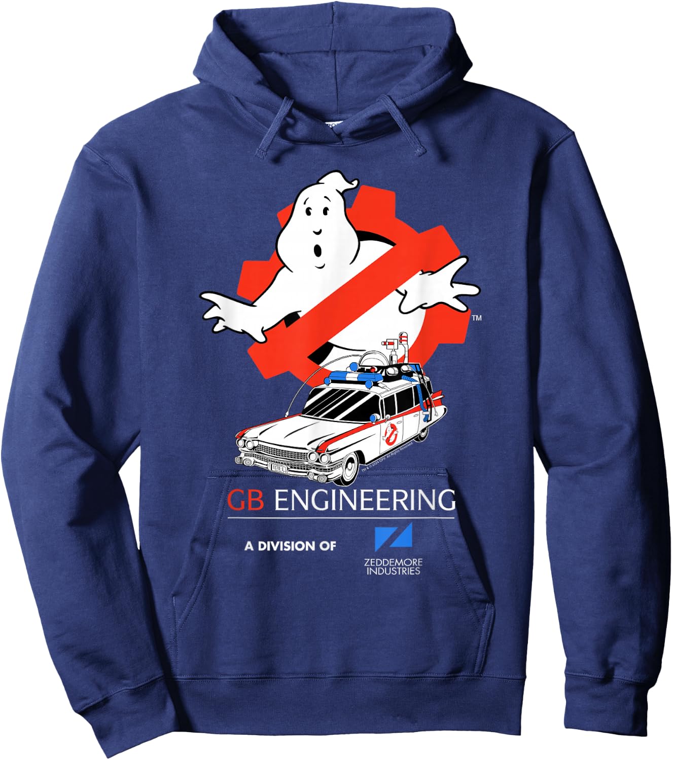 Ghostbusters: Frozen Empire Engineering Gear No Ghost Logo Hoodie - Hoodie | Navy