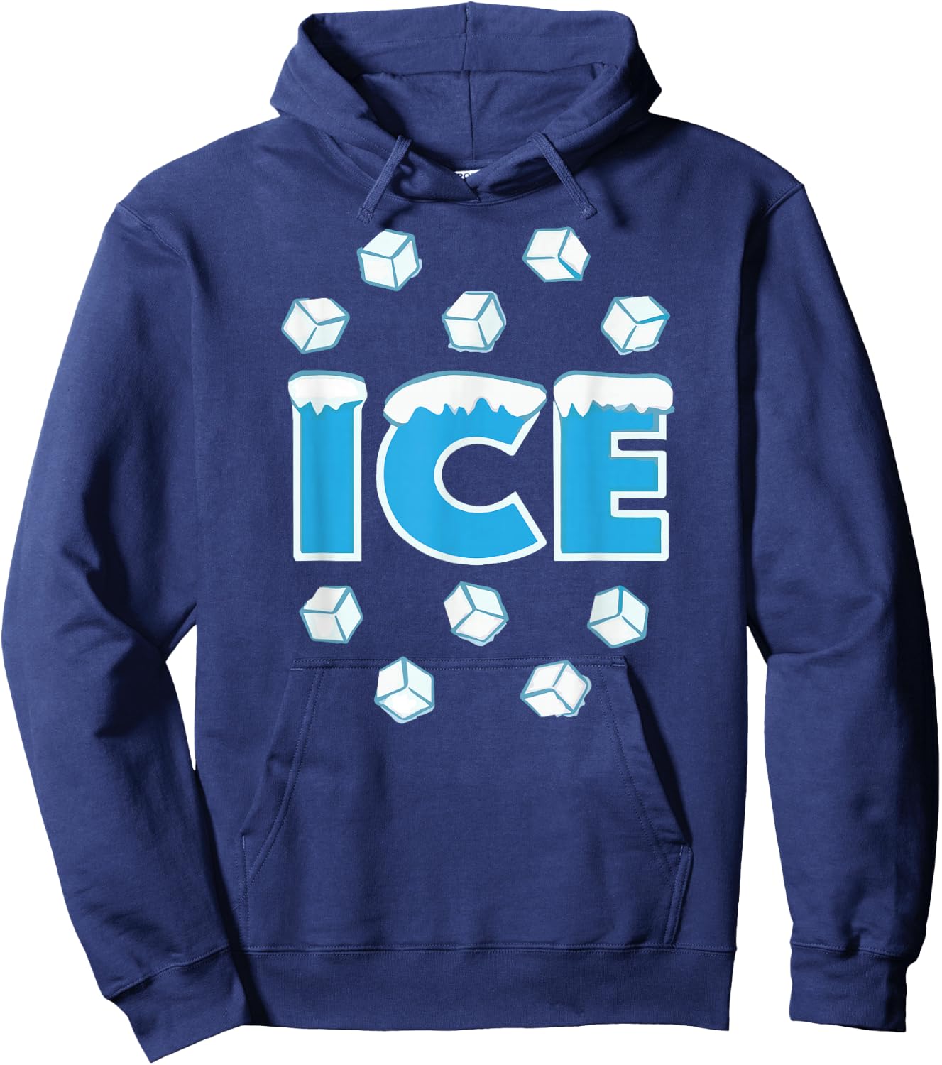 Ice Baby Family Couple Funny Halloween Costume Hoodie - Hoodie | Navy