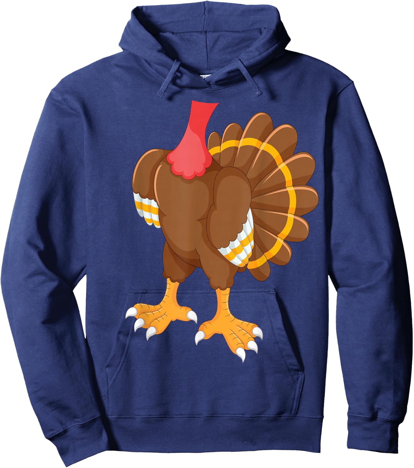 Turkey Shirt Adult Men Women Kids Turkey Costume Hoodie - Hoodie | Navy