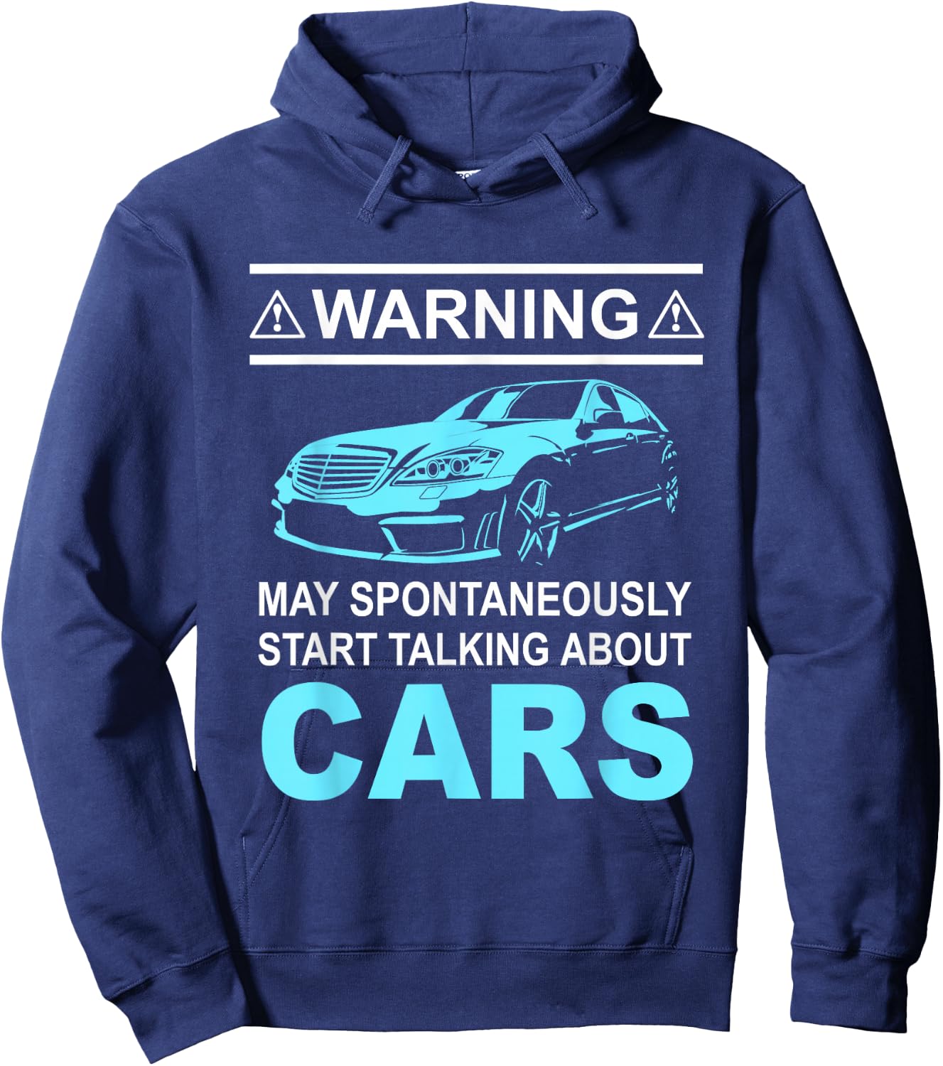 Funny Car Cars Engineer Mechanic Lovers-Gift Men Boys Teens Hoodie - Hoodie | Navy
