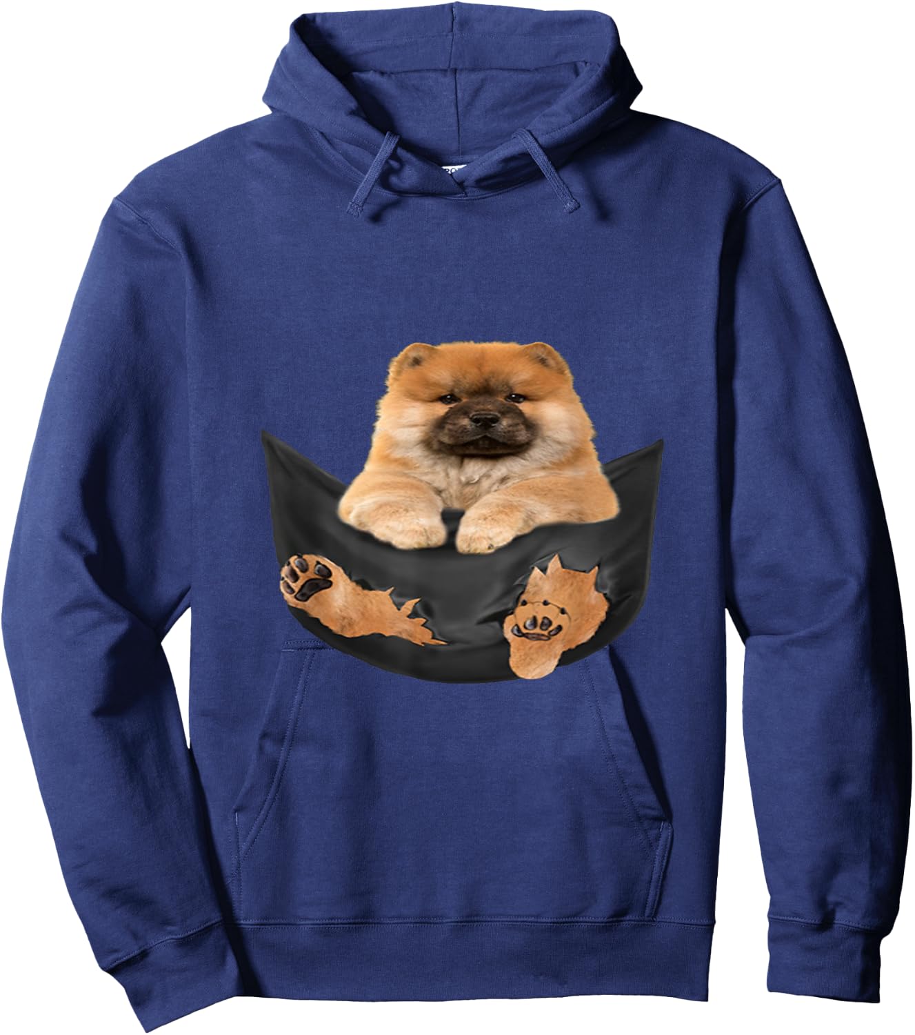 Dog Lover Gifts Chow Chow in Bag Men Women Girls Kids Hoodie - Hoodie | Navy