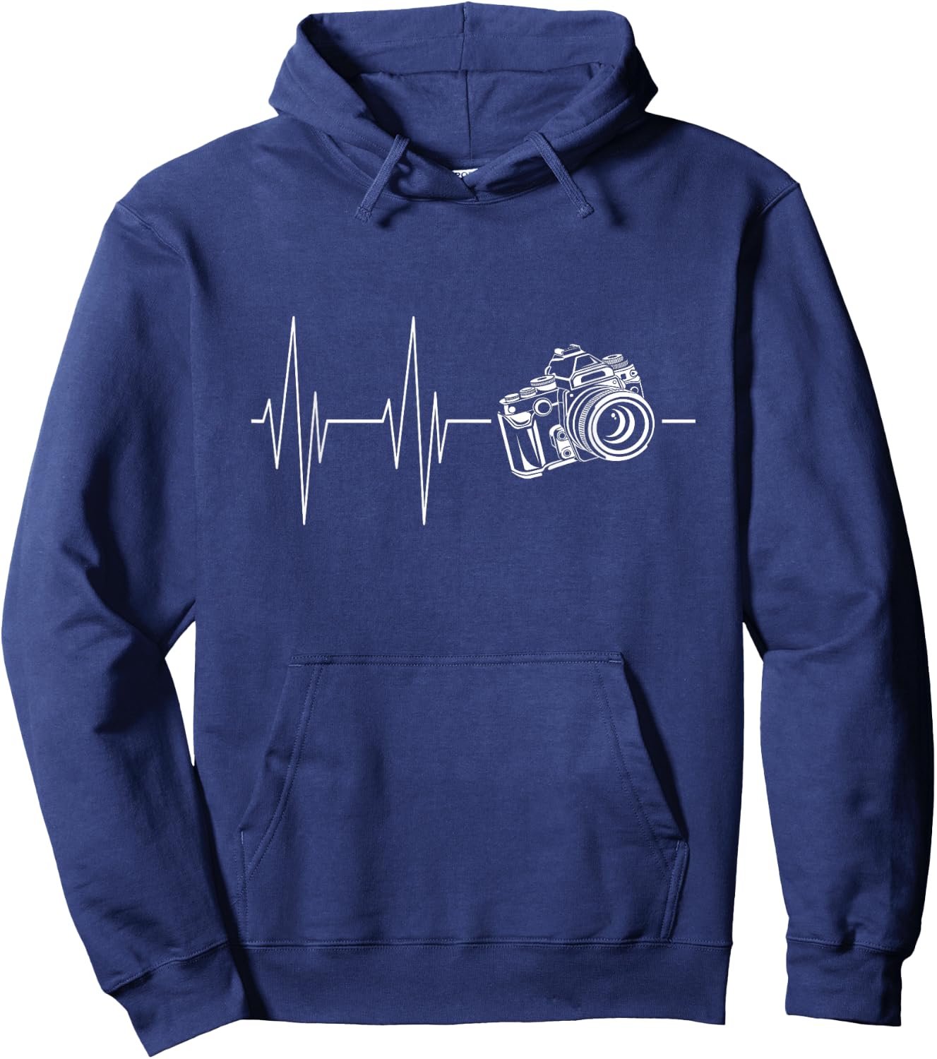 Camera Heartbeat Photography in the DNA Hoodie - Hoodie | Navy