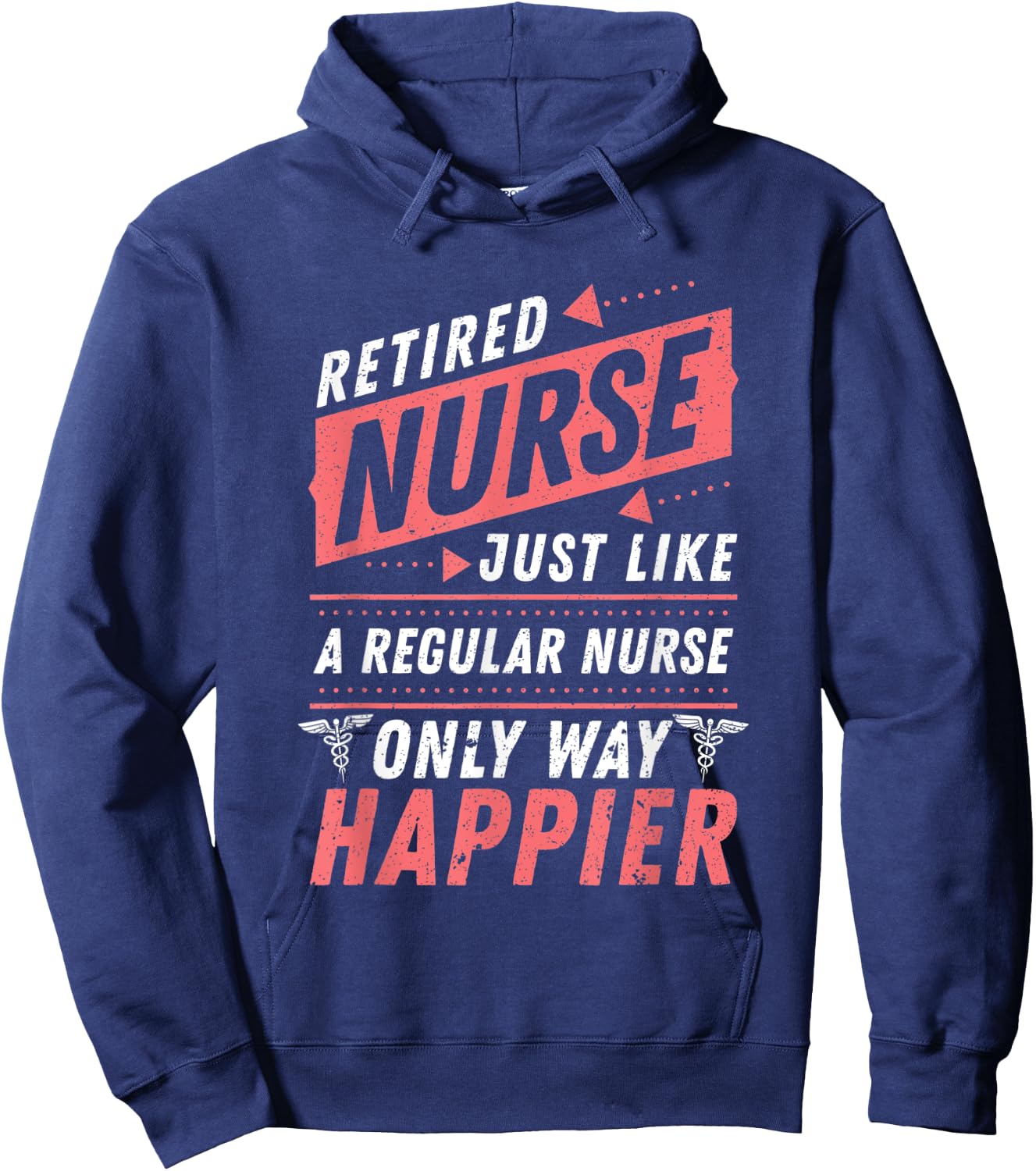 Retired Nurse Nursery Retirement Gift Nurse Hoodie - Hoodie | Navy
