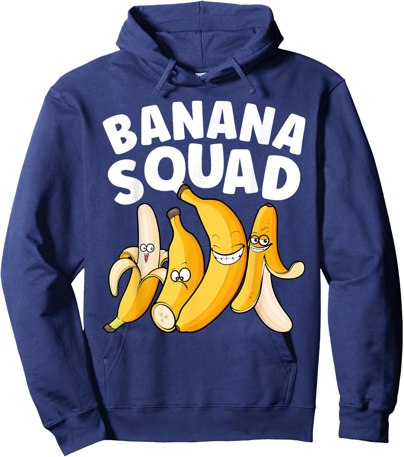 Funny Banana Design Women Kids Fruit Banana Lover Hoodie - Hoodie | Navy