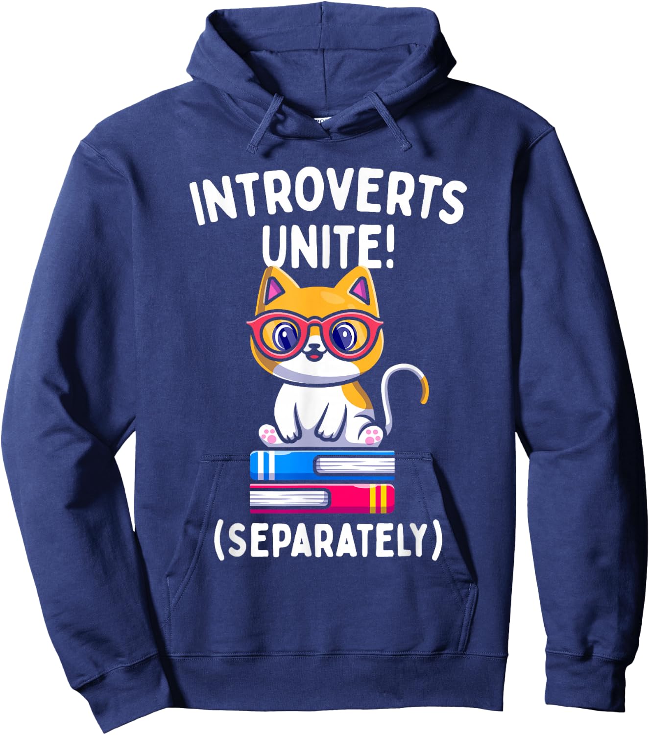 Introverts Unite Separately Ew People Introvert Antisocial Hoodie - Hoodie | Navy