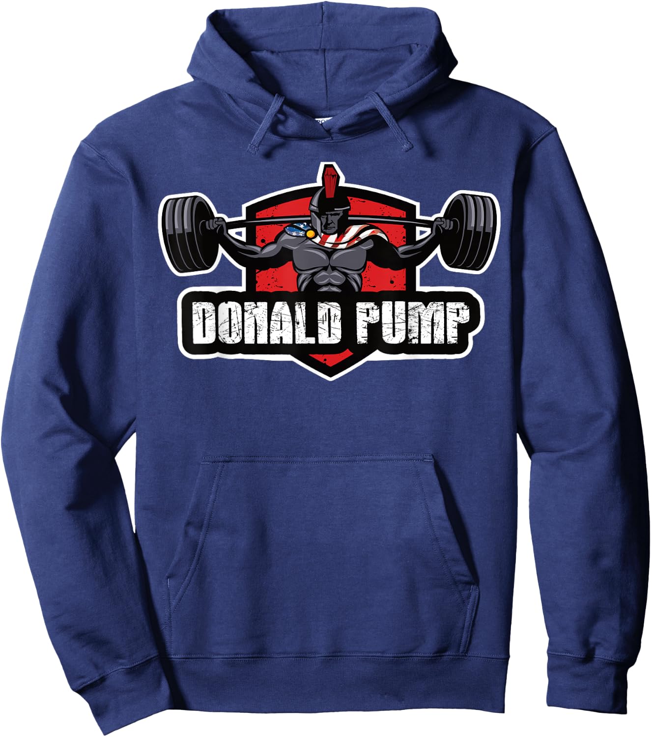 Donald Pump - Trump Weightlifting America 2020 Hoodie - Hoodie | Navy