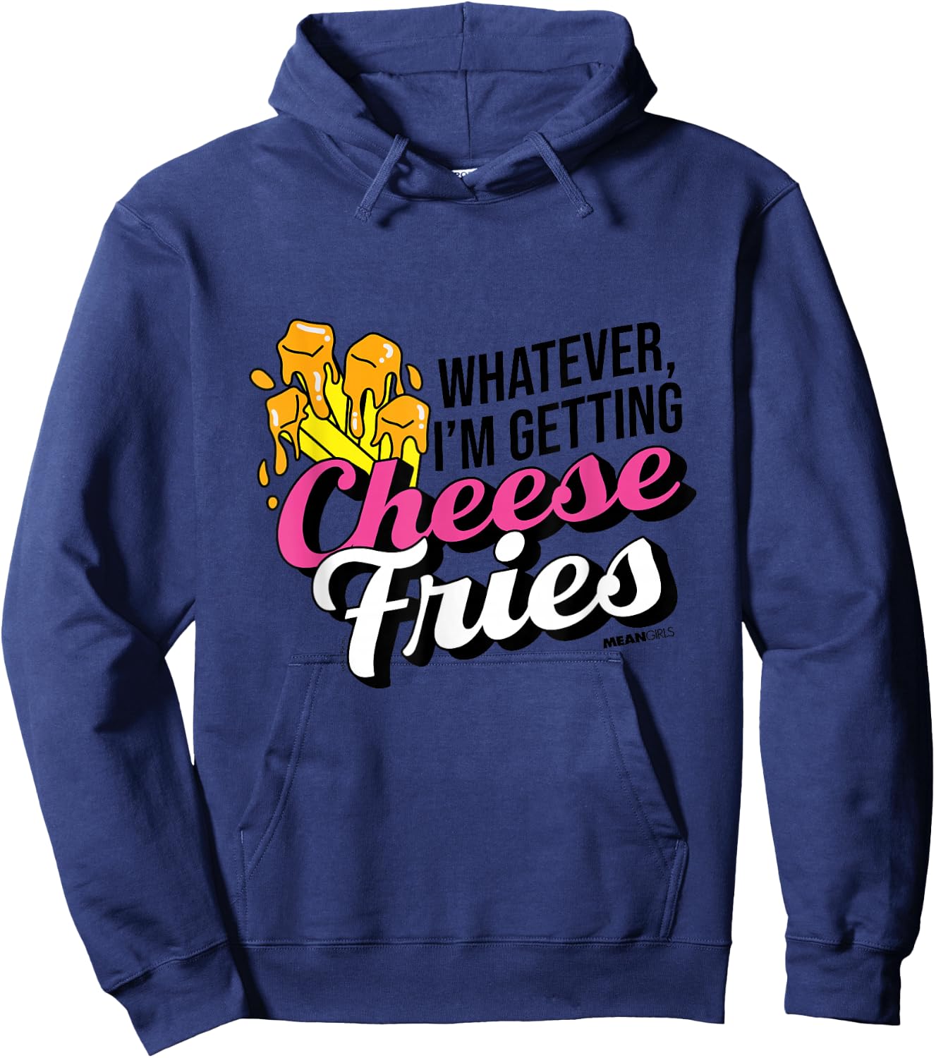 Mean Girls - Cheese Fries Hoodie - Hoodie | Navy