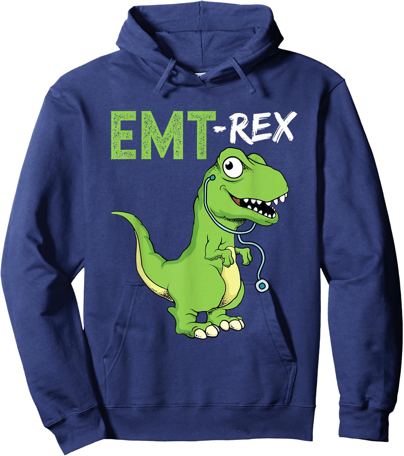 EMT Rex Funny Paramedic Graduation Firefighter Hoodie - Hoodie | Navy