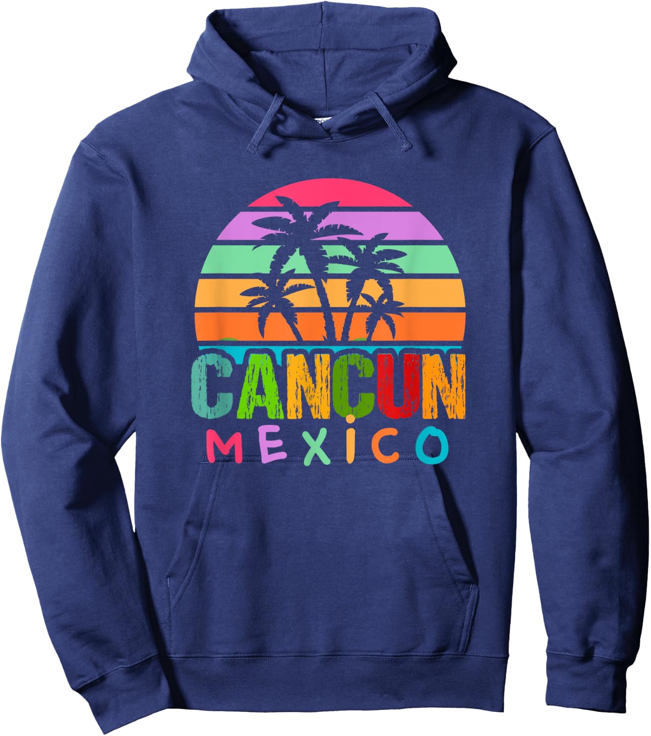 CANCUN MEXICO 2024 Vacation Beach Matching Family Group Men Women Kids Hoodie - Hoodie | Navy