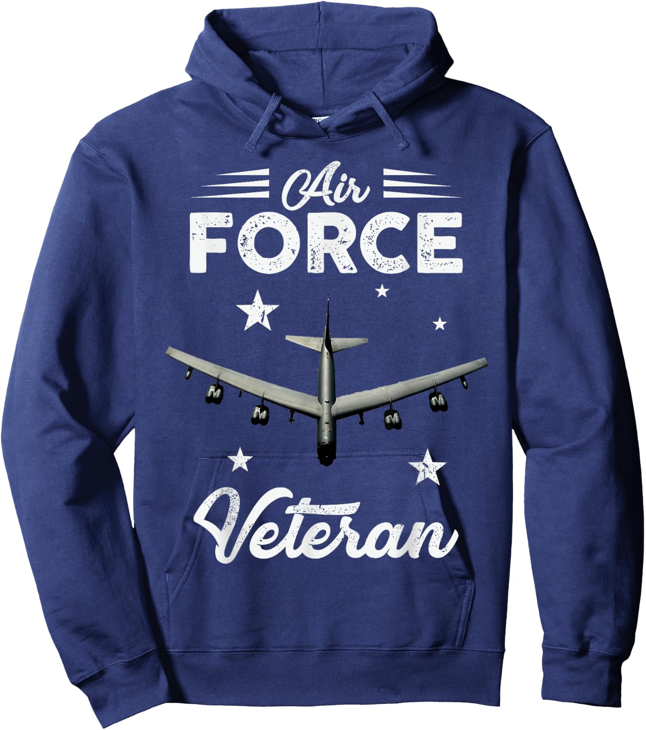 Air Force Veteran B-52 Bomber - Best Gift Veterans Hoodie - Hoodie | Navy