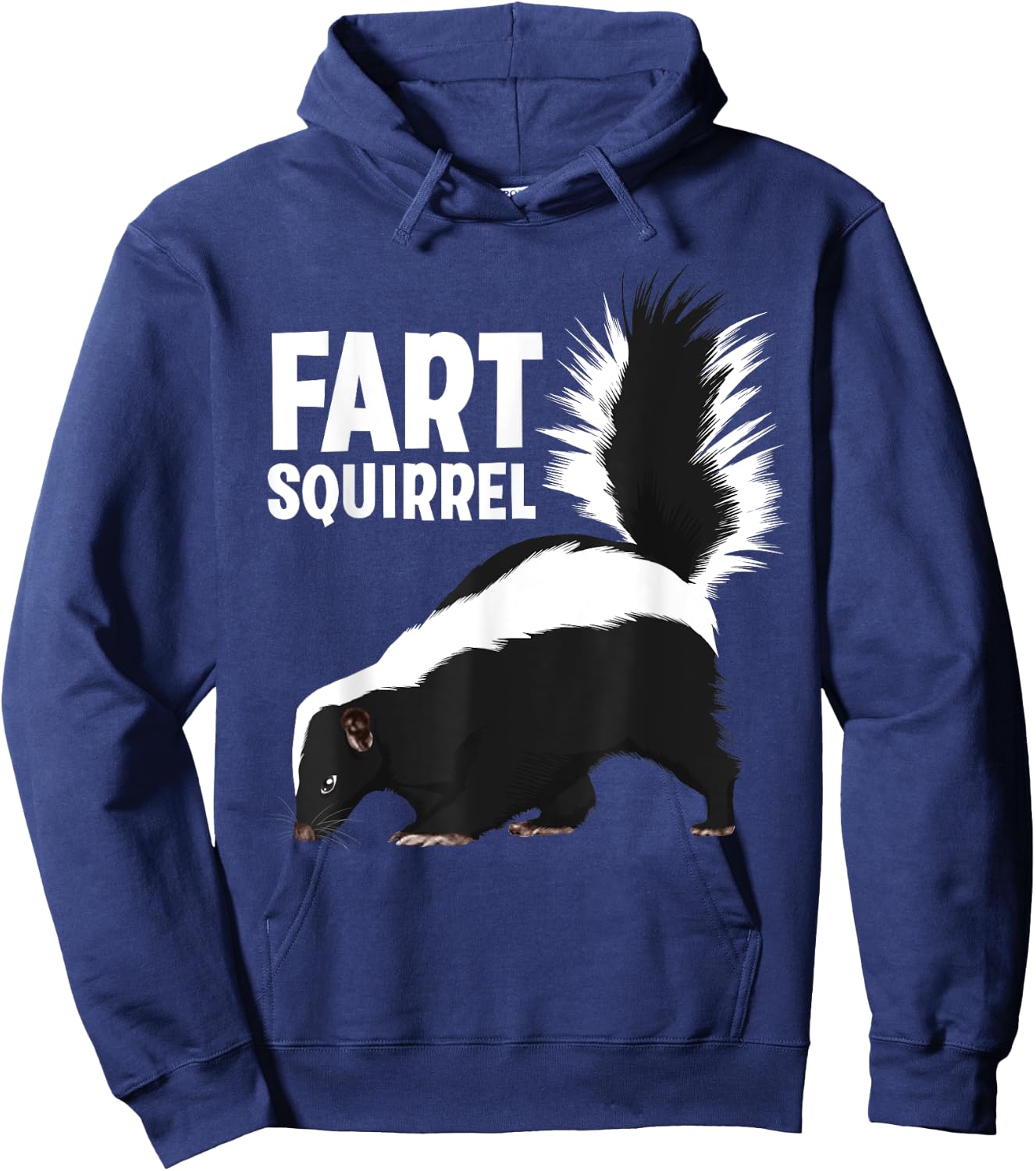 Funny Fart Squirrel Skunk Design Women Skunk Lover Hoodie - Hoodie | Navy