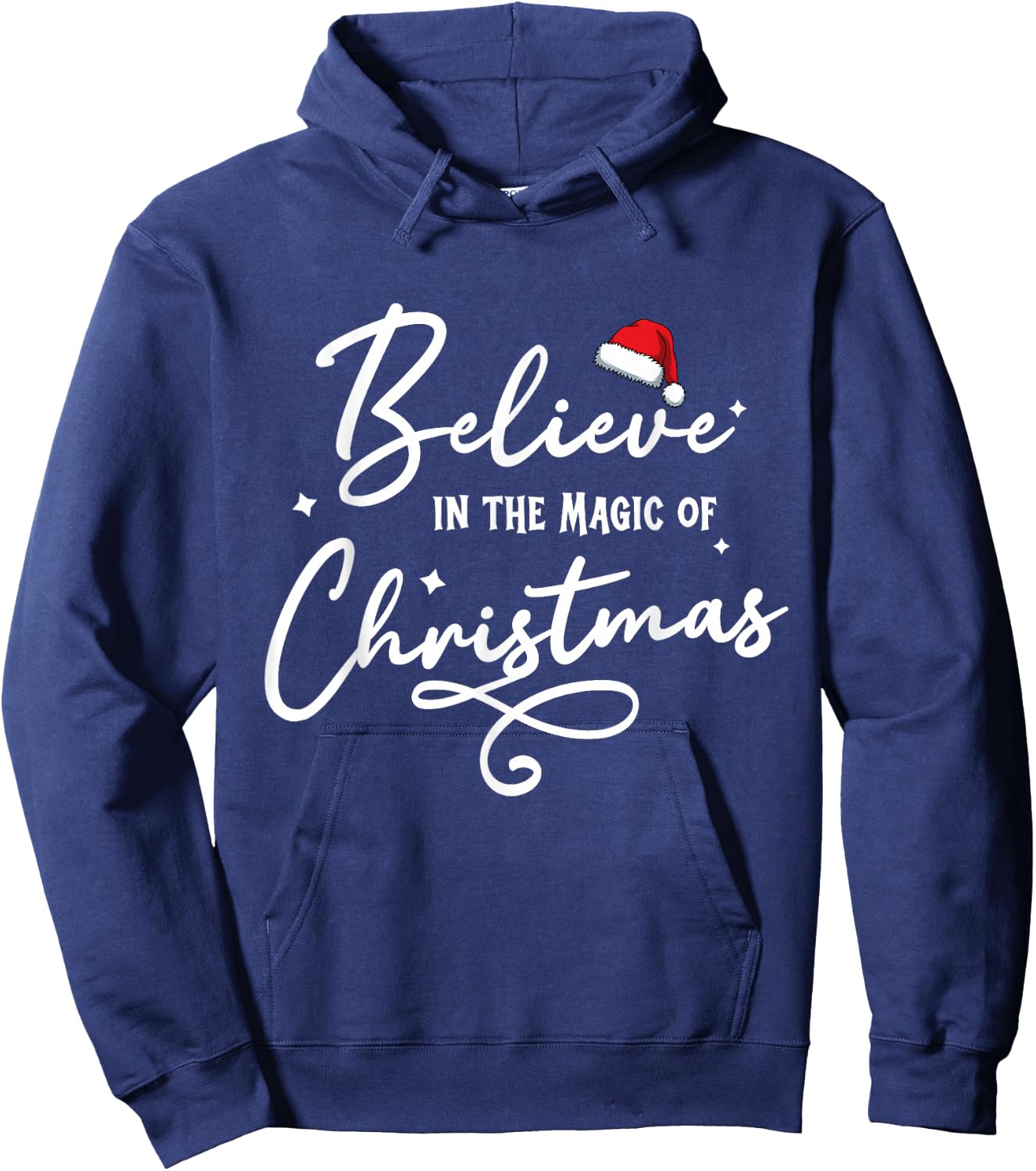 Believe in the Magic of Christmas Hoodie - Hoodie | Navy