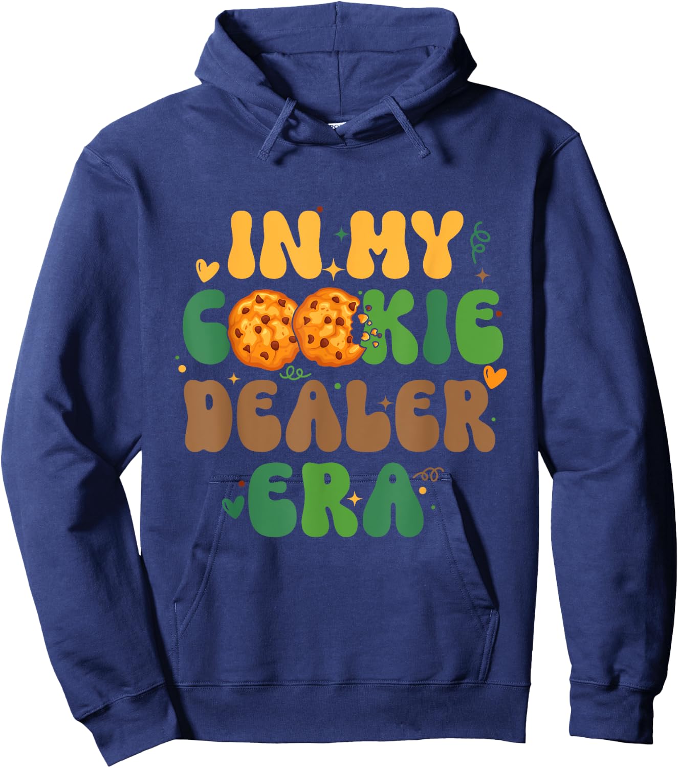 In My Cookie Dealer Era Baker Troop Leader Scout Dealer Girl Hoodie - Hoodie | Navy
