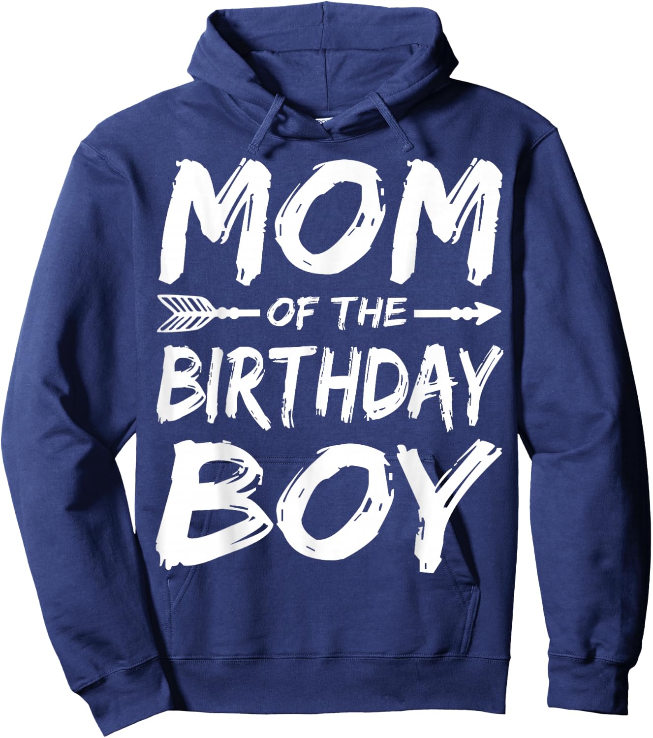 Mom of the birthday boy matching family party Hoodie - Hoodie | Navy