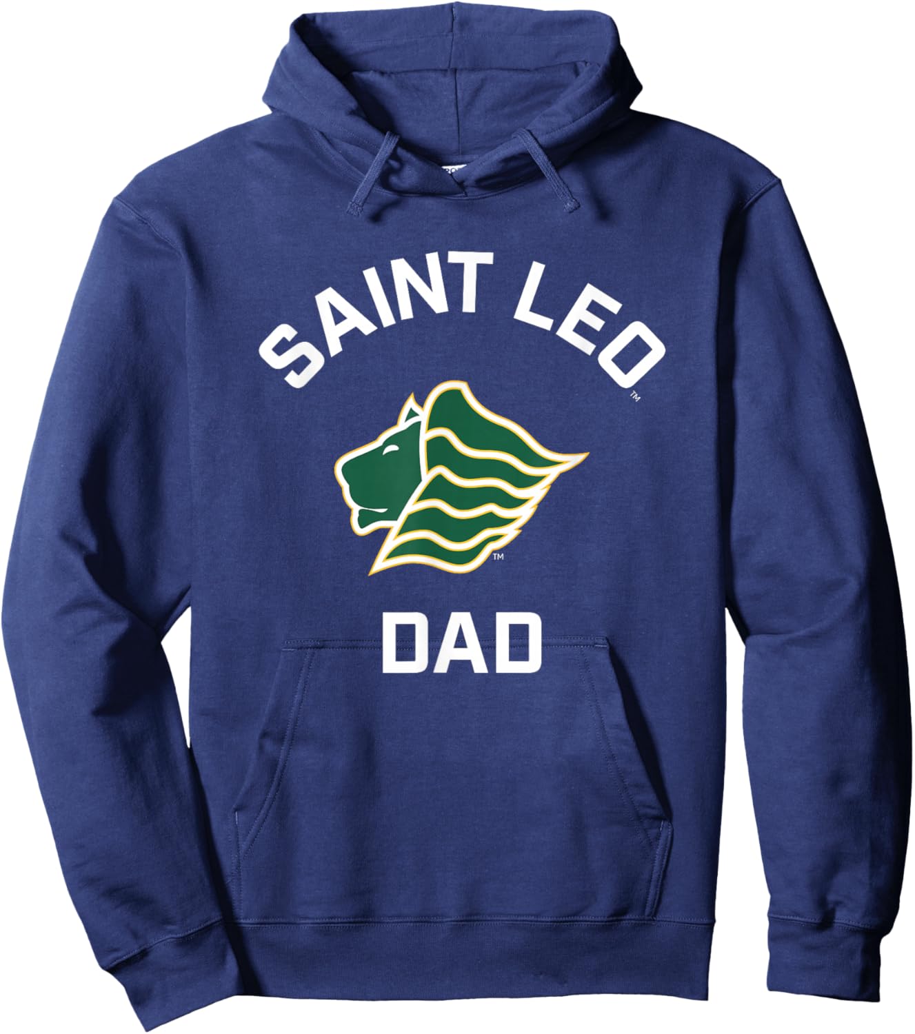 Saint Leo University Lions Arched Dad Hoodie - Hoodie | Navy