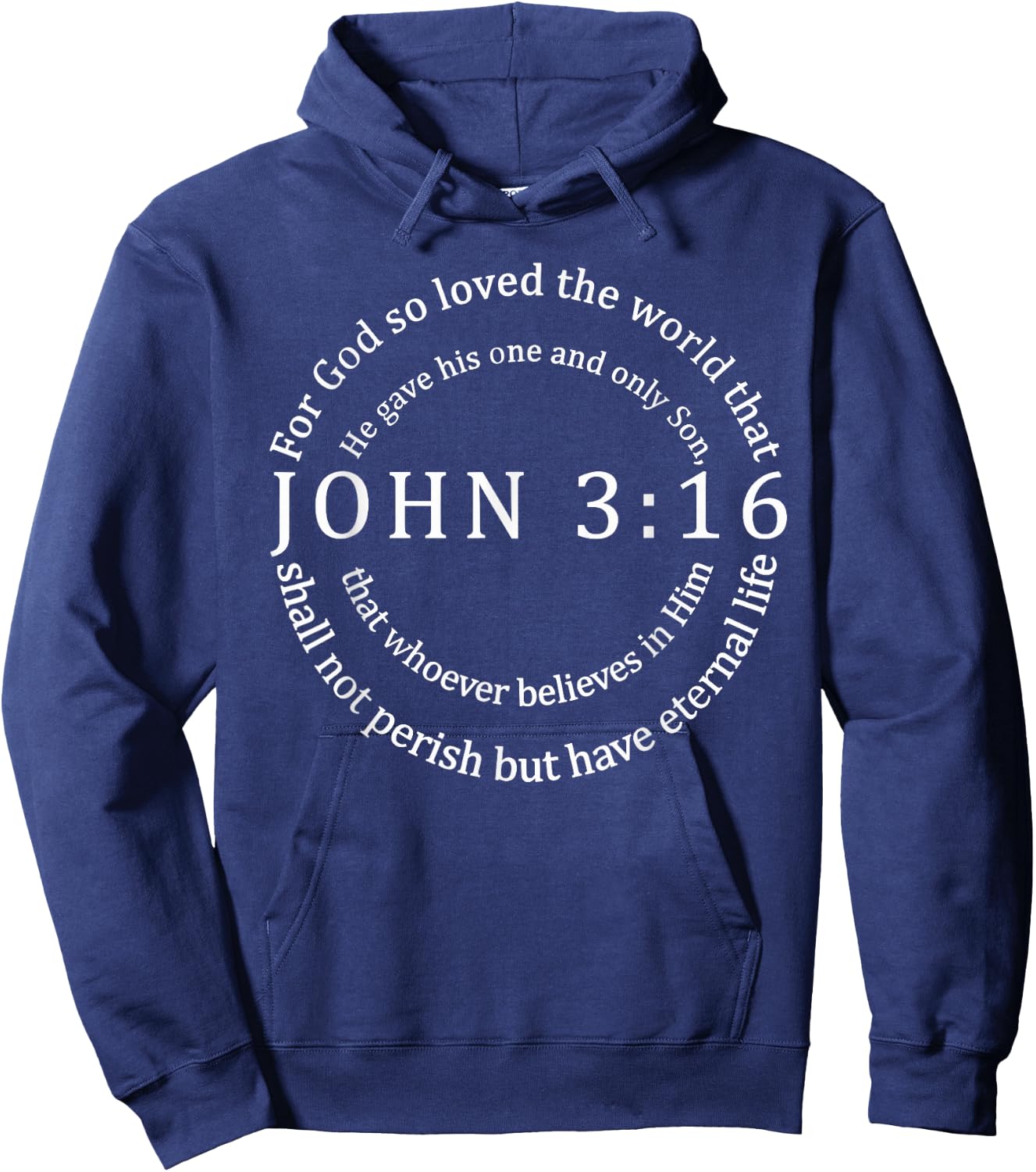John 3:16 Hoodie - Hoodie | Navy