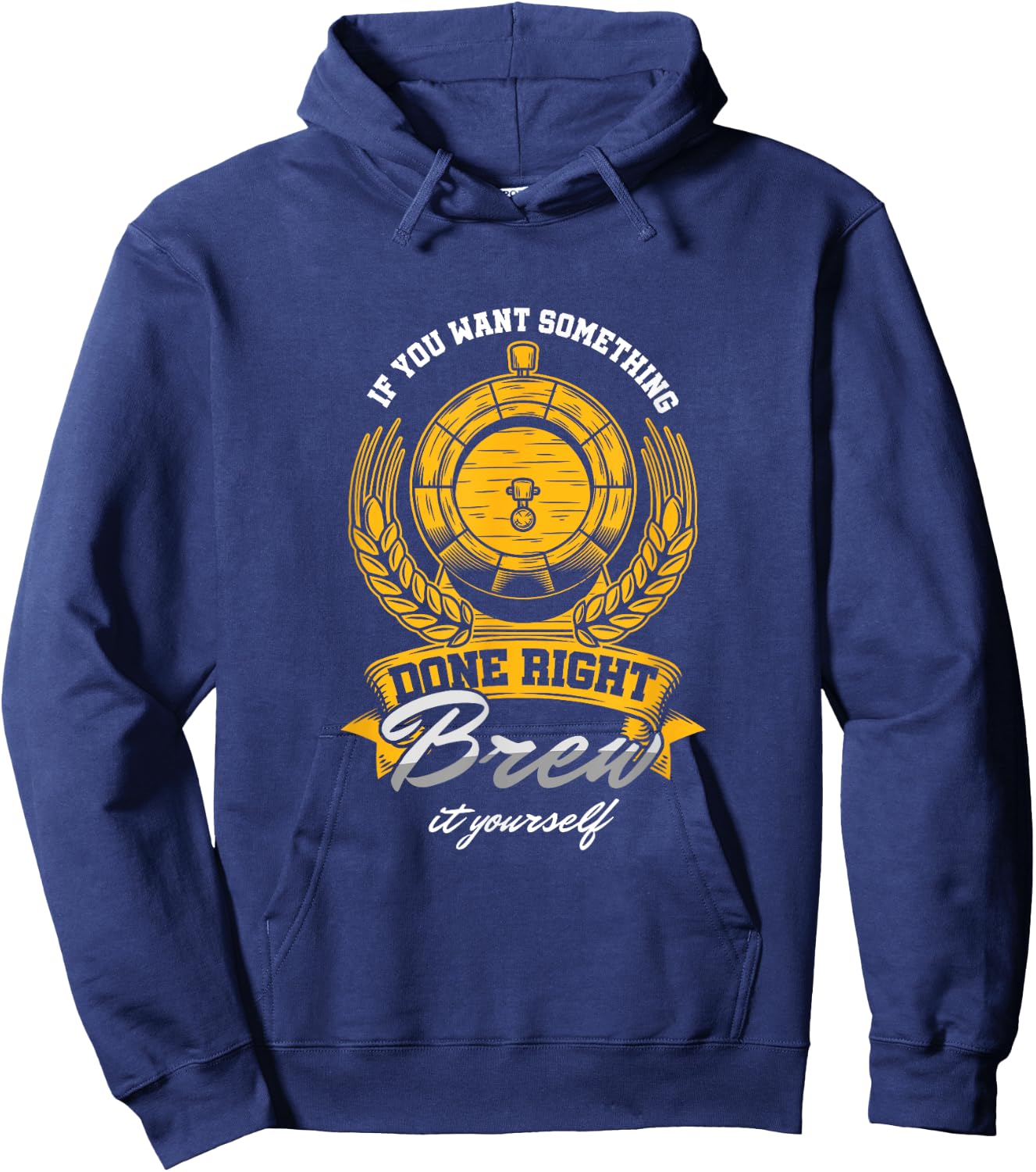 Beer Brewing Master Home Brewing Beer Brewing Beer Drinker Hoodie - Hoodie | Navy