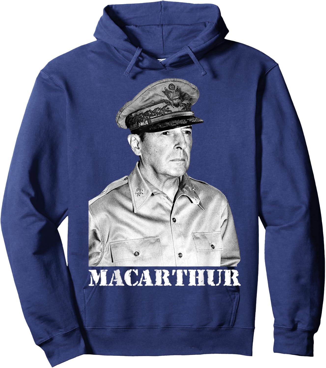 MacArthur World War II Victory Memorial Independence Day Hoodie - Hoodie | Navy