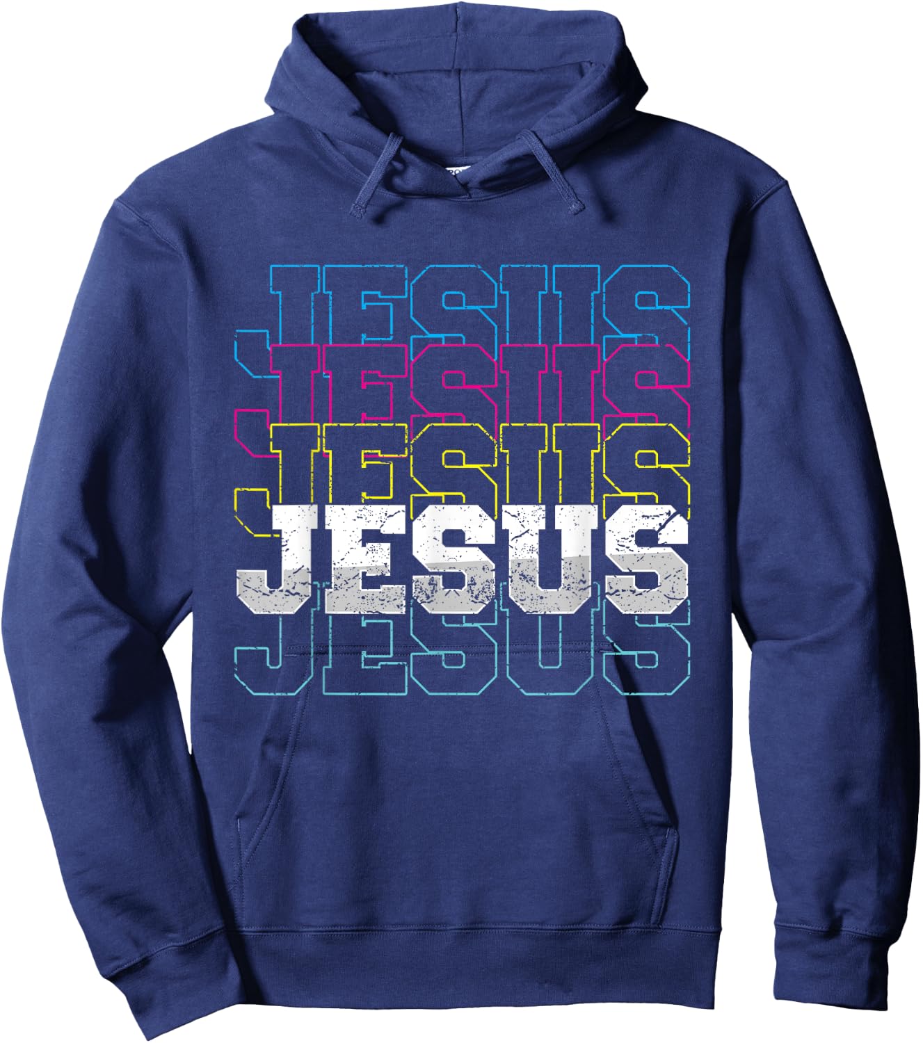 Jesus Christ Religion Christian Faith Prayer Church Gift Hoodie - Hoodie | Navy