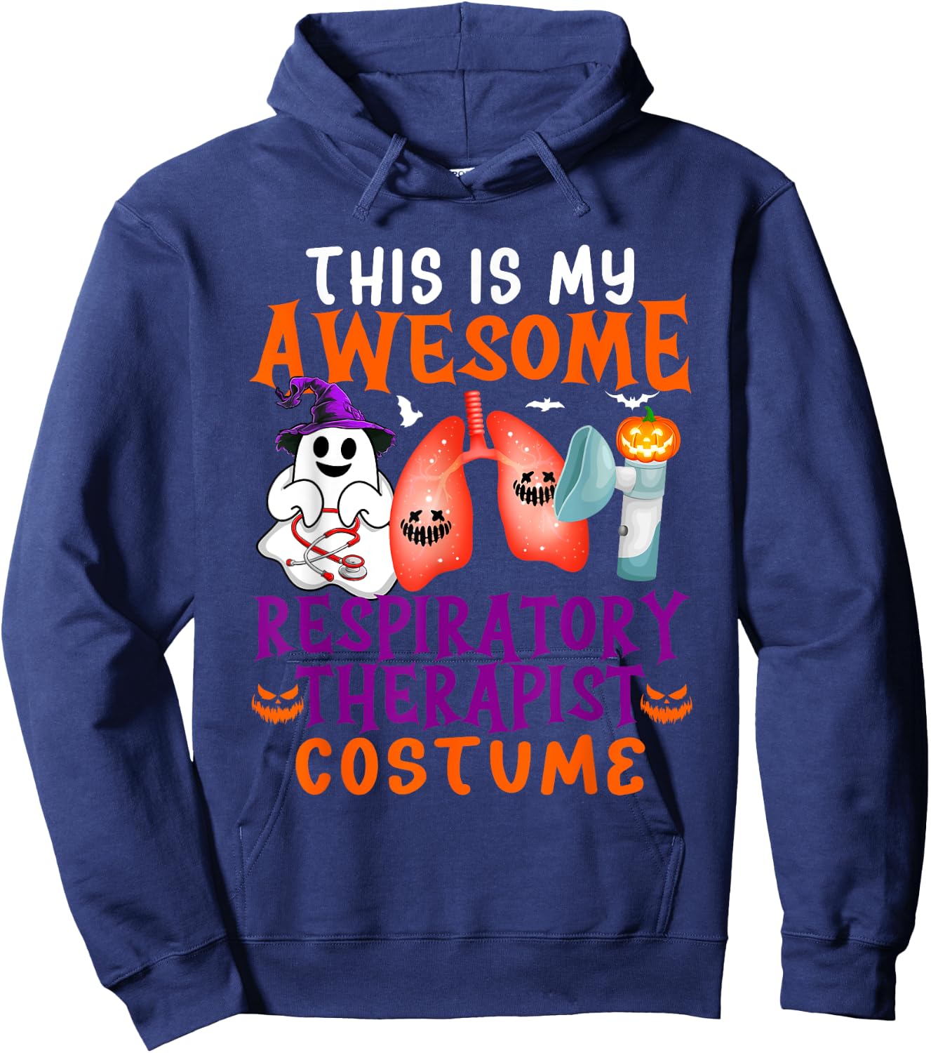 My Awesome Respiratory Therapist Costume Horror Tools Hoodie - Hoodie | Navy