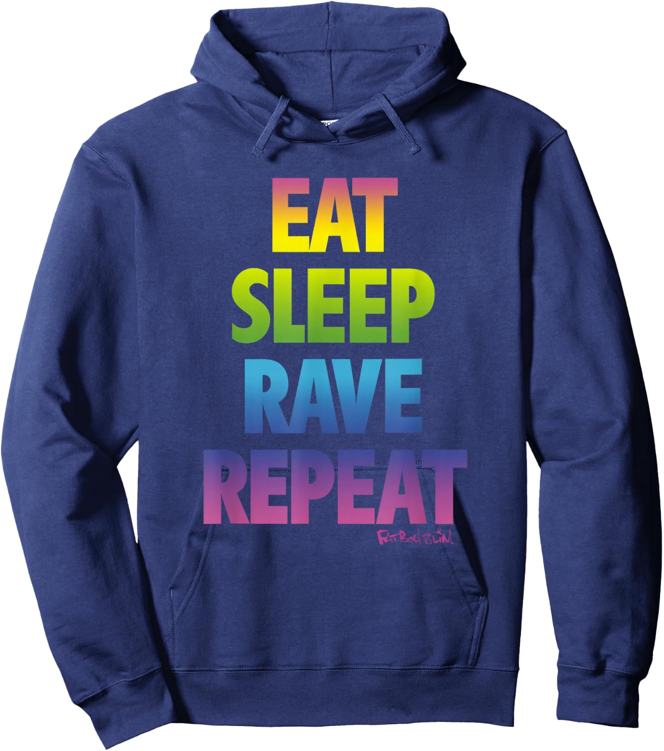 Fatboy Slim Eat Sleep Rave Repeat Hoodie - Hoodie | Navy