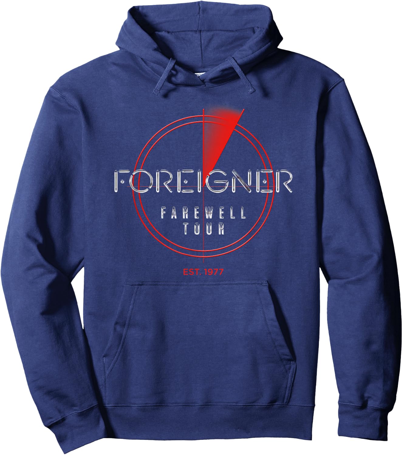 Foreigner Farewell Tour Hoodie - Hoodie | Navy