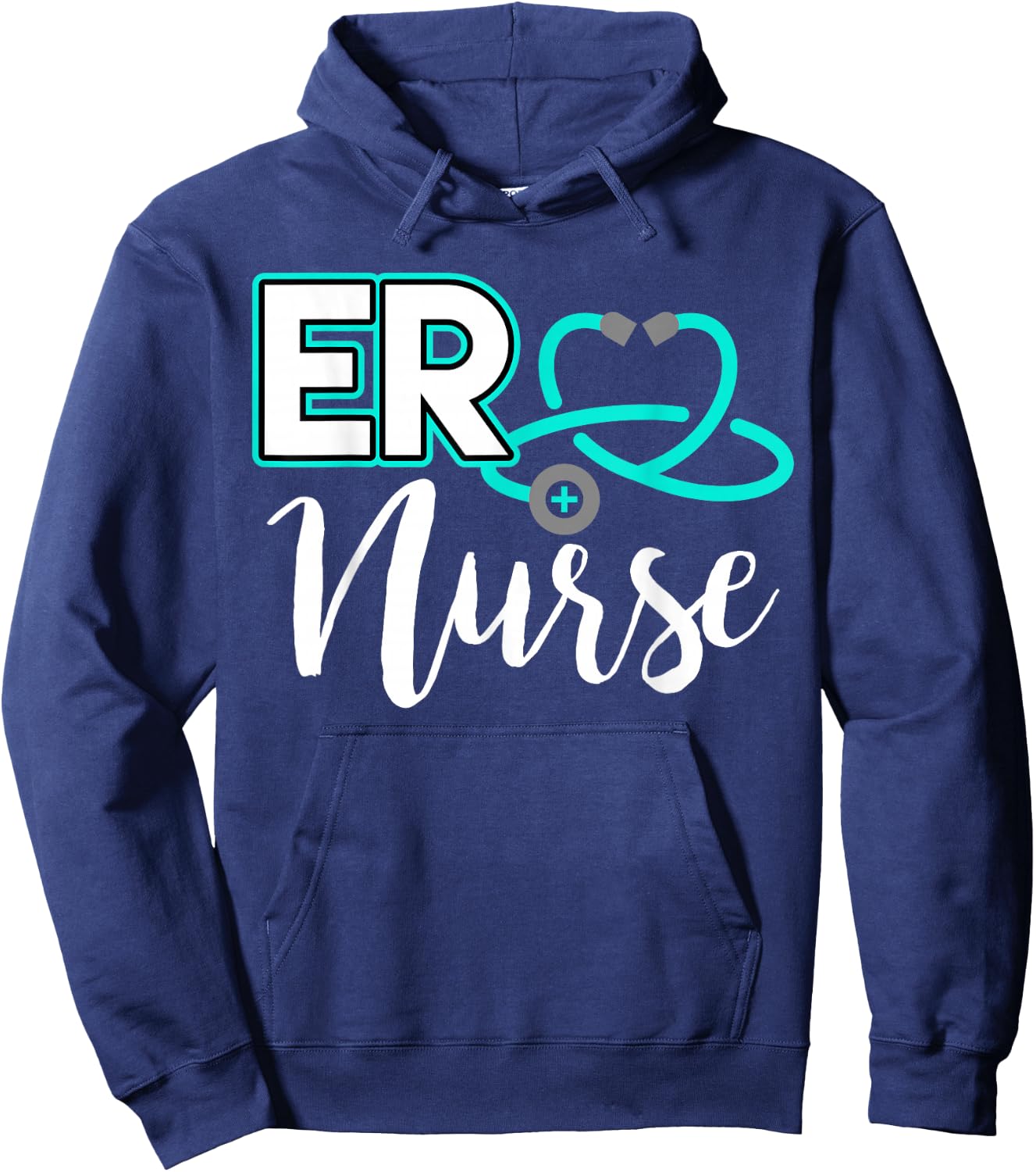ER Nurse Emergency Room Medical Nursing School Birthday Gift Hoodie - Hoodie | Navy