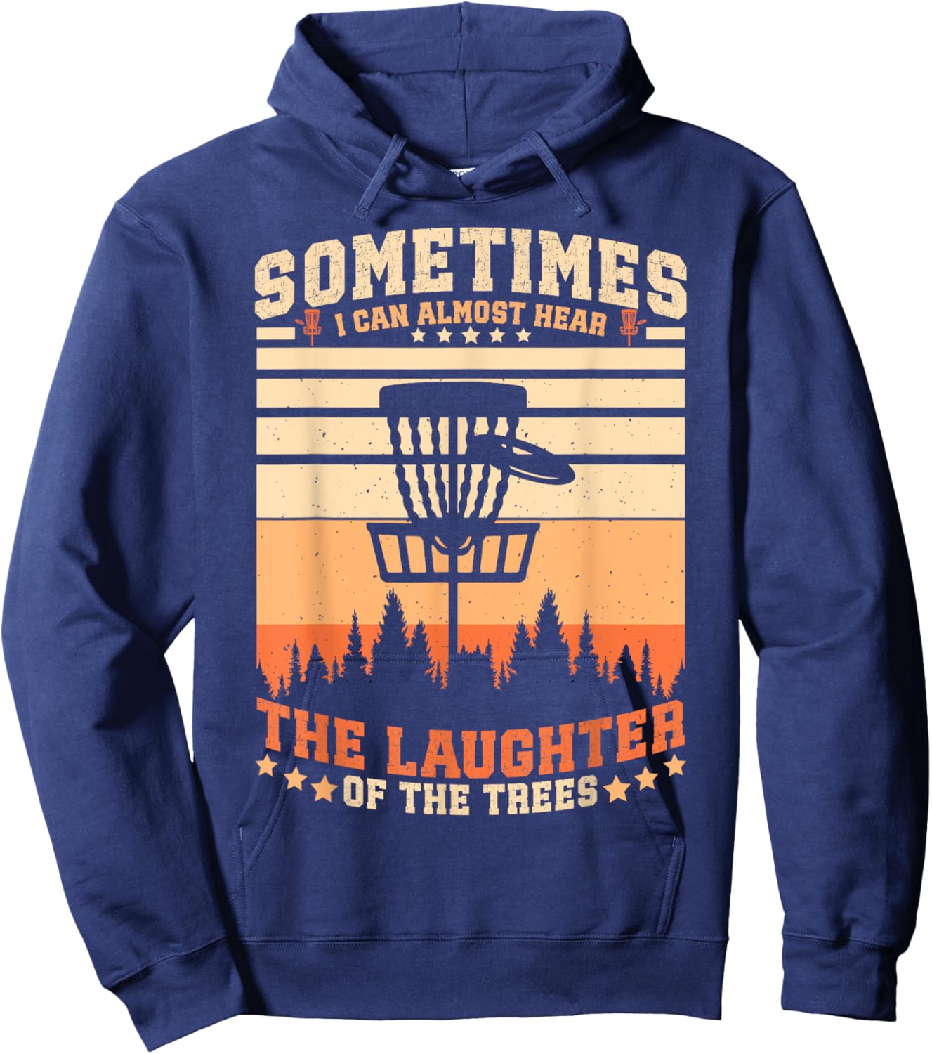 Funny Disc Golfer Disc Golfing Hoodie - Hoodie | Navy