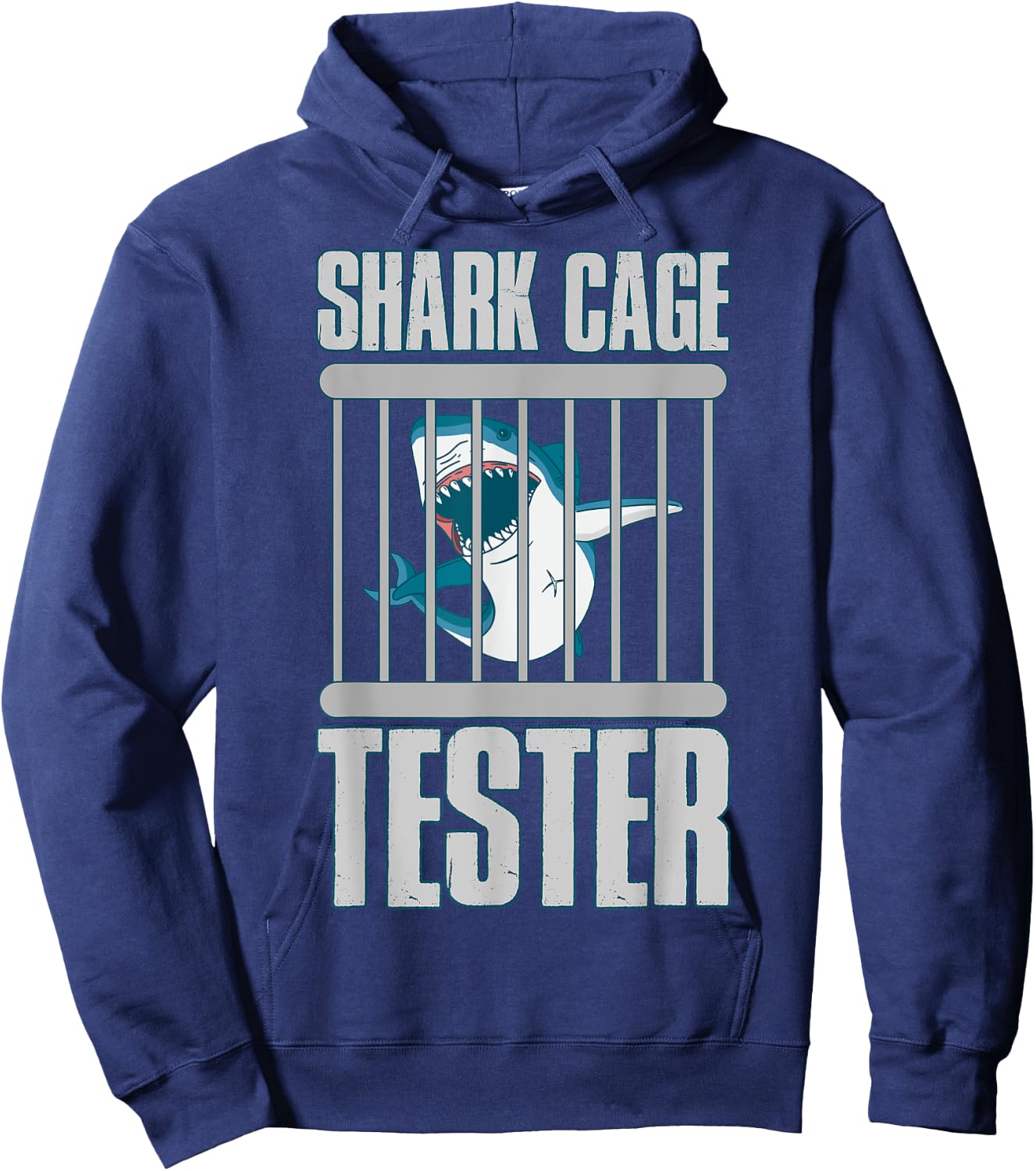 Shark Cage Tester Hoodie - Hoodie | Navy