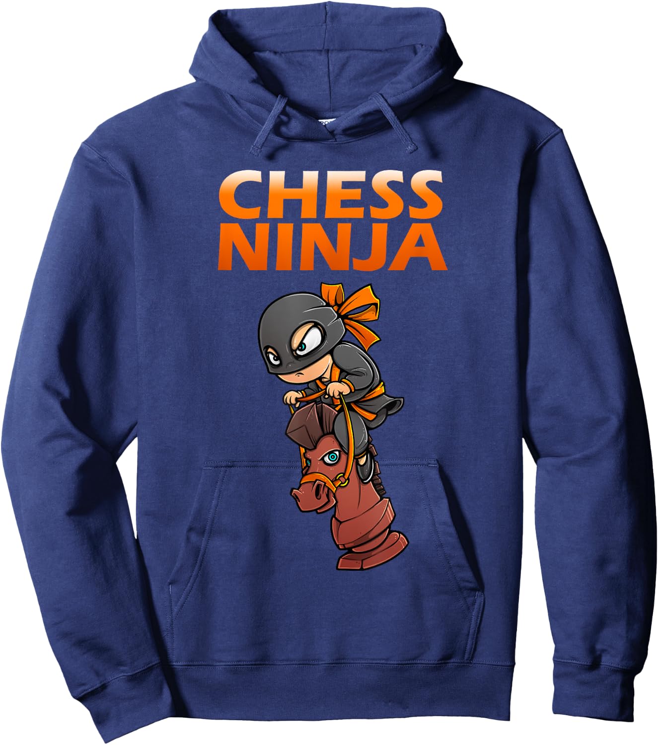 Funny Chess Gift Kids Boys Girls Cool Chess Lover Player Hoodie - Hoodie | Navy