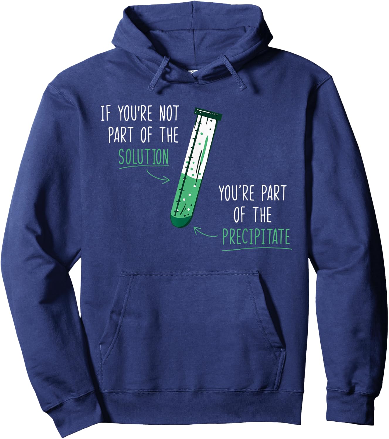 If You're Not Part of the Solution for teacher Hoodie - Hoodie | Navy