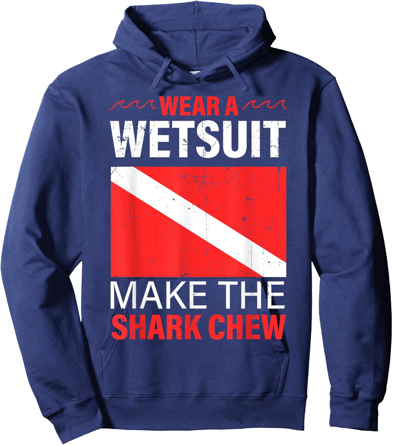 Scuba Diving Gear Ocean Underwater Lover Diver Wetsuit Hoodie - Hoodie | Navy