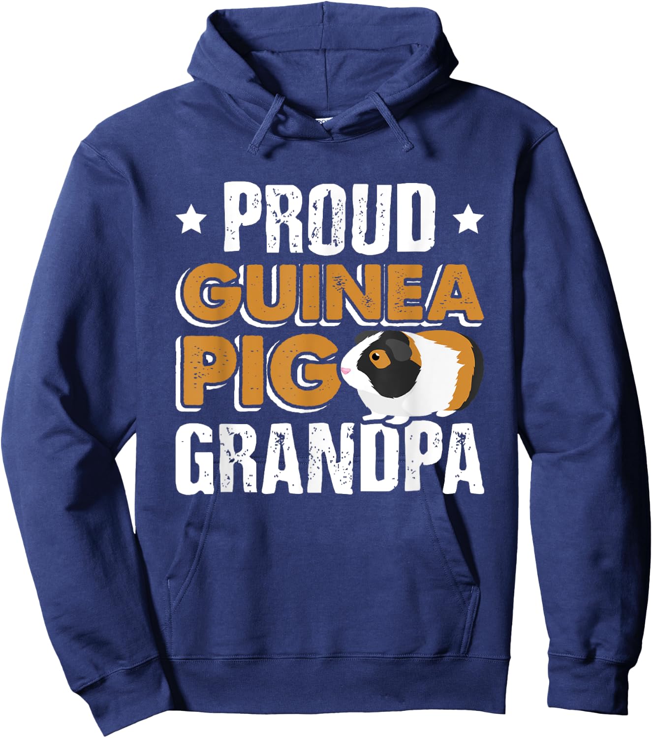 Funny Guinea Pig Gift Proud Guinea Pig Grandpa Hoodie - Hoodie | Navy